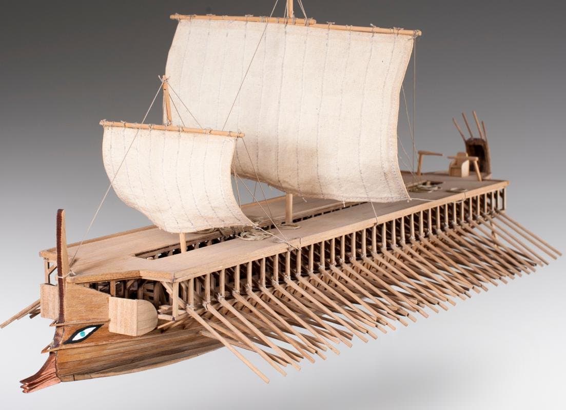 Greek Trireme - Model Ship Kit by Dusek