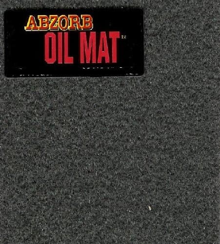StopDirt.com Garage Oil Abzorb Mat for Under Cars, Size 3' x 8', Ships for $2.99