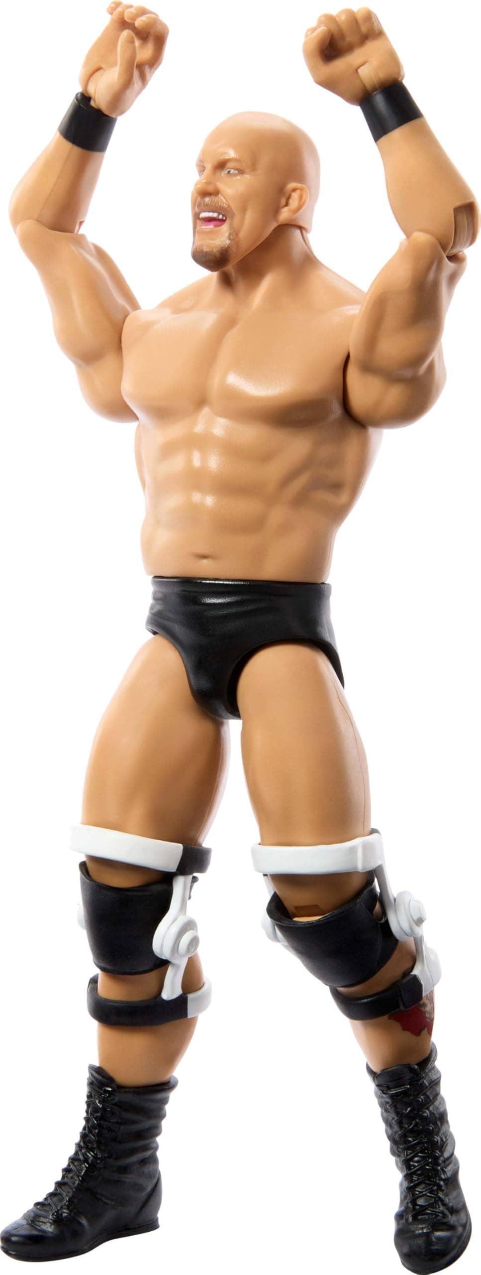 WWE Action Figure, 6-inch Collectible Stone Cold Steve Austin with 10 Articulation Points & Life-Like Look