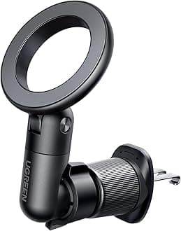 UGREEN Phone Mount for Magsafe Air Vent Car Mount Magnetic Never Block Phone Holder Strengthen Magnetic Power Compatible with iPhone 17 16 15 Pro Max 14 13 12 Pro Mini MagSafe Case