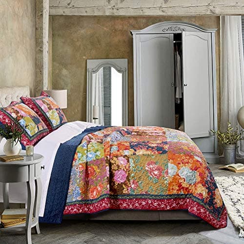 Barefoot Bungalow Desiree Quilt Set, King, Multi
