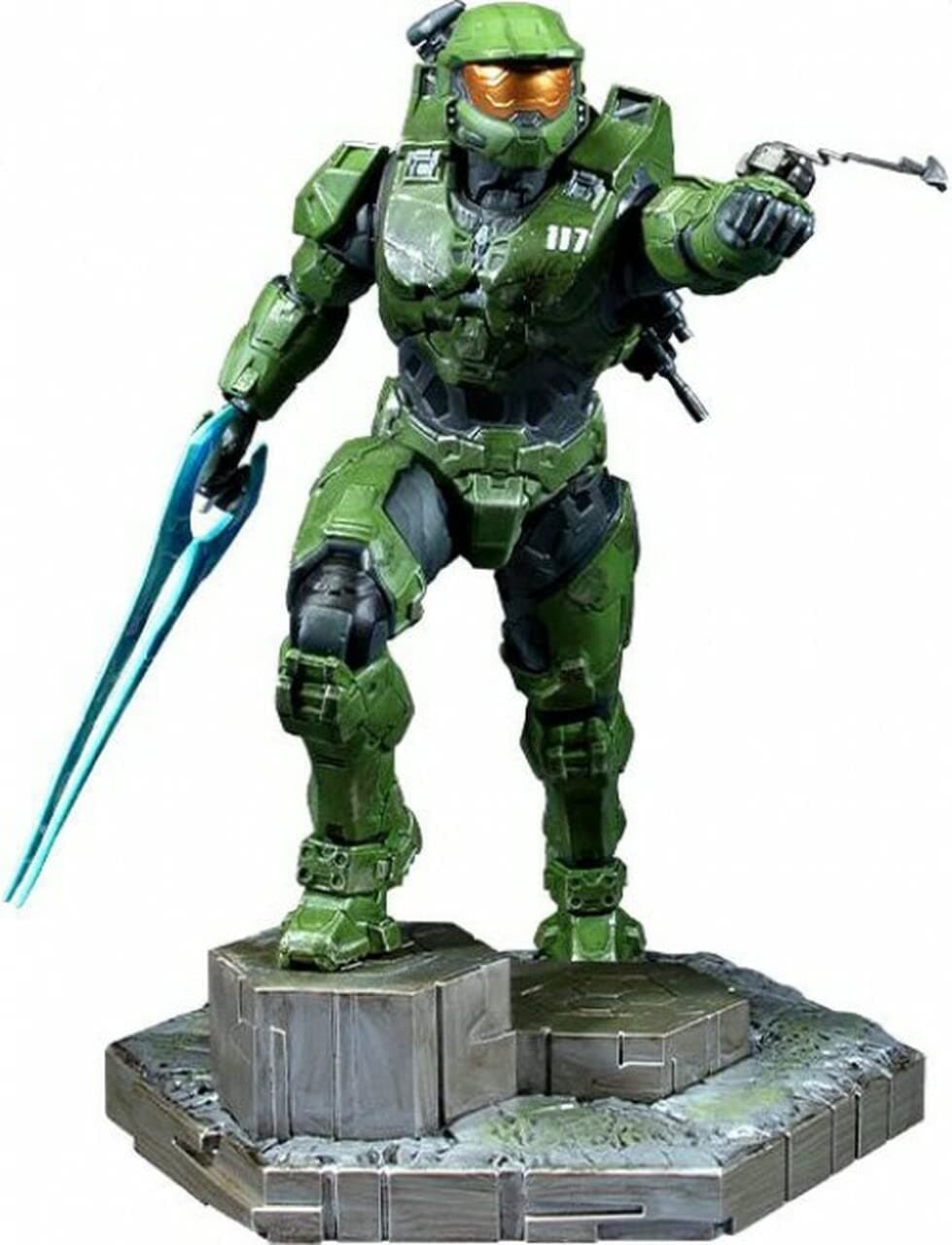 Halo Infinite: Master Chief with Grappleshot 10-Inch Statue