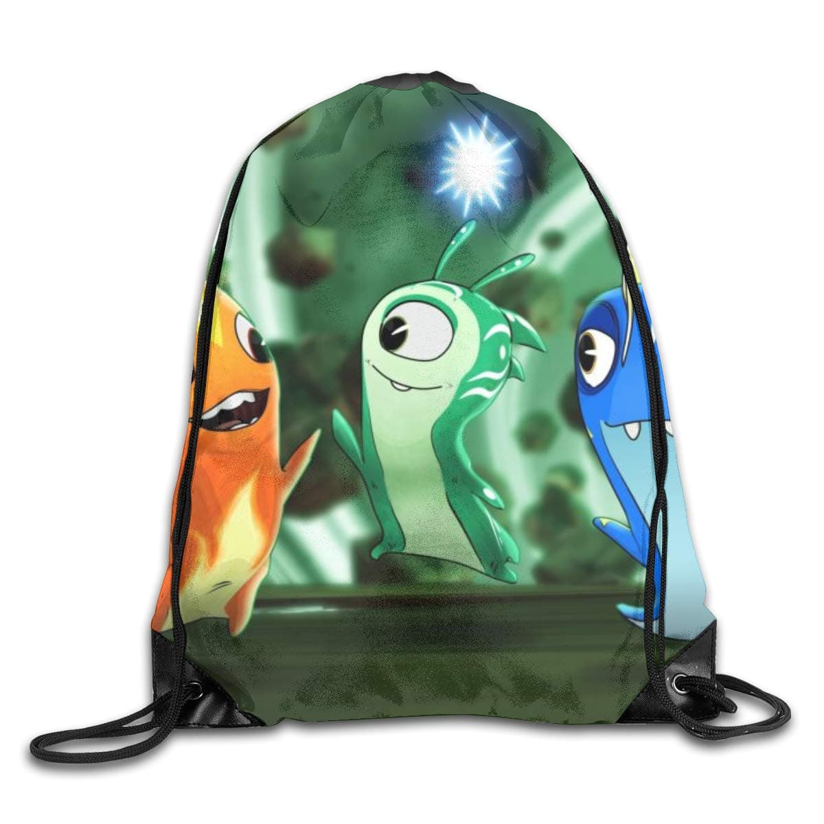 KANKANHAHA Slugterra Leisure Travel Trend Drawstring Backpack Bag