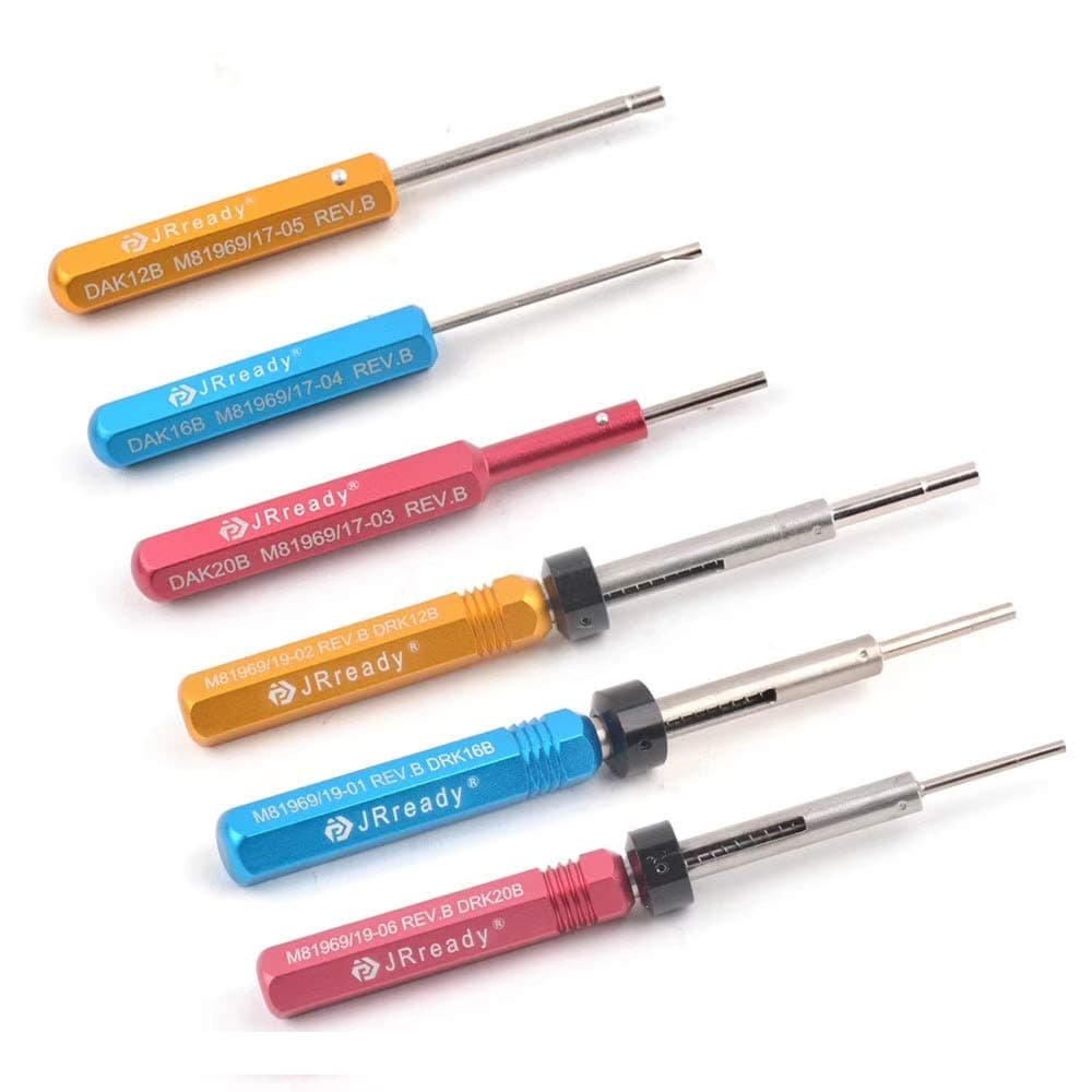 ST5142 Removal and Installing Tool Kit:DRK12B+DRK16B+DRK20B+DAK12B+DAK16B+DAK20B Removal and Installing Tool Kit for MIL-C-81969 Series and Some of Non-MIL Round Contacts