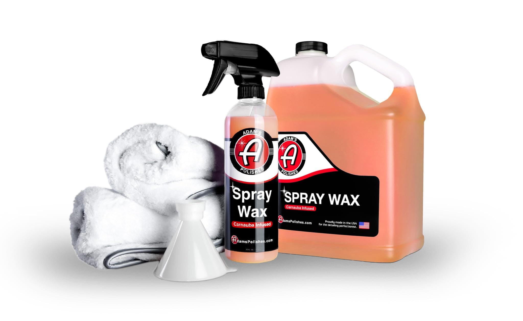 Adam's Polishes Wax Spray - The Most Advanced Formula and Carnauba Infused Rapid Detailer Spray Polish Collection on the Market for Ultimate Protection, High Gloss & Streak Free Finishes