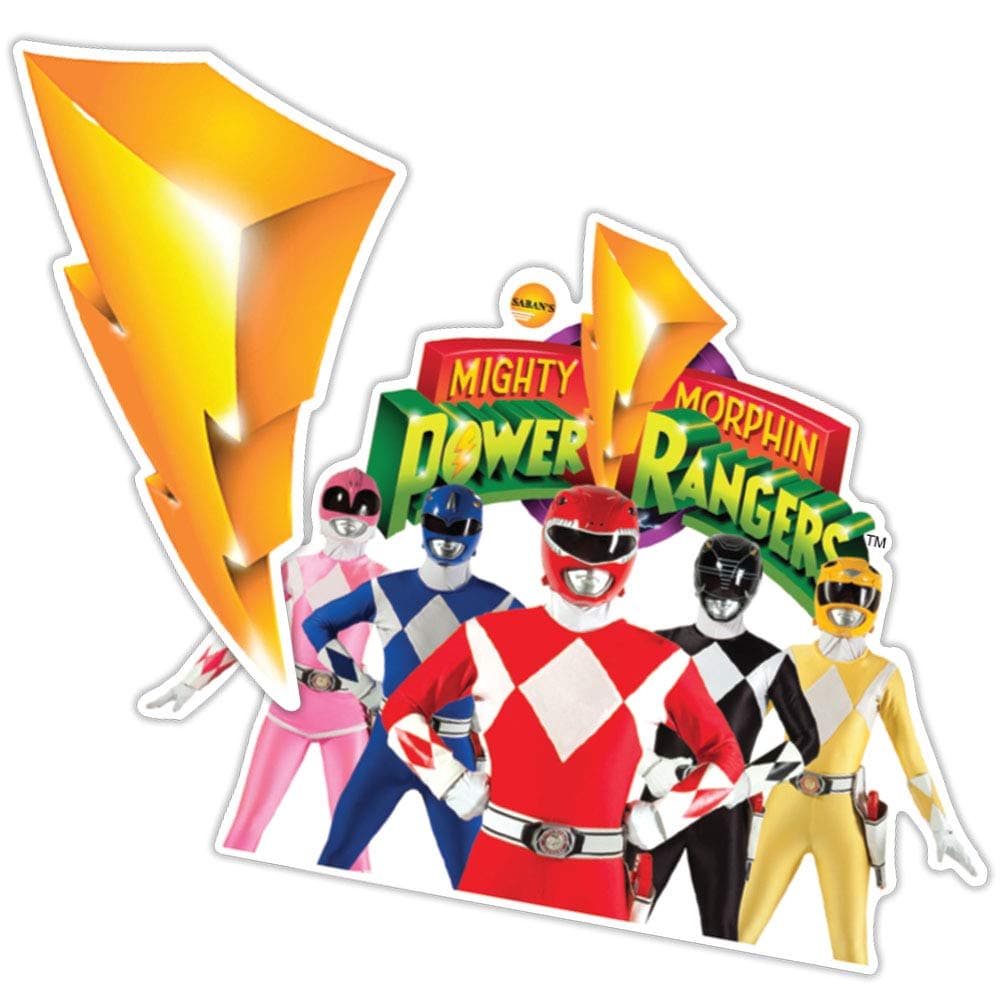 Popfunk Power Rangers Logo and Team Collectible Stickers