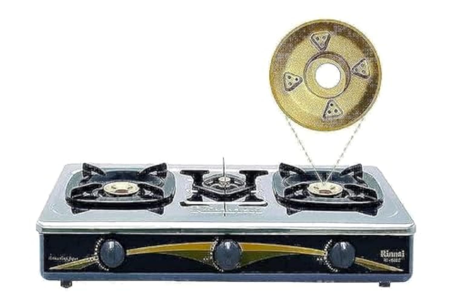 Rinnai 3 Burner Gas Stove RI-603E