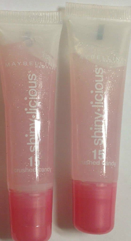 Maybelline Shiny Licious Lip Gloss #15 CRUSHED CANDY (Qty, of 2 Tubes)