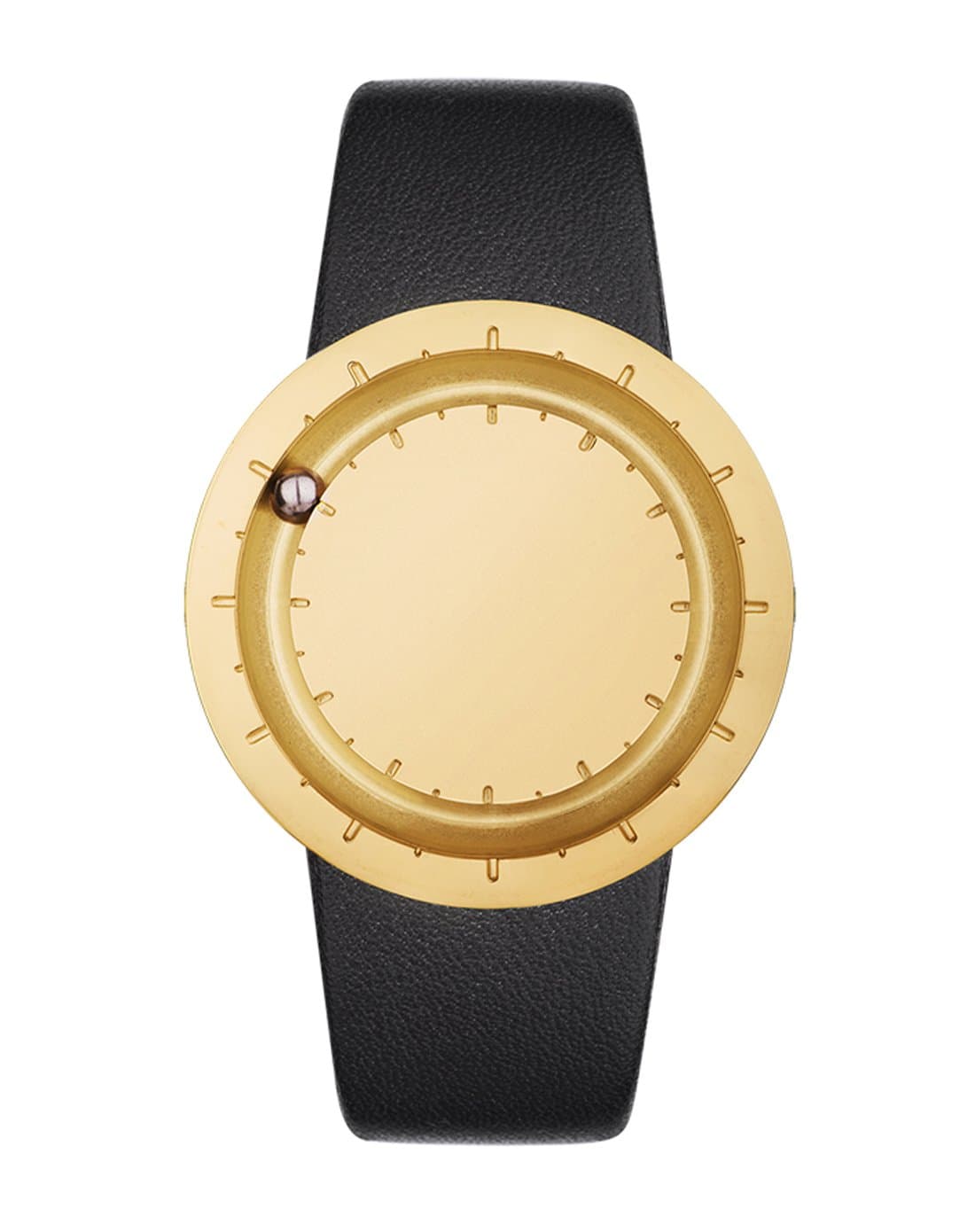 A Great Watch Lavaro Abacus Gold – Designer Brushed Polished Stainless Steel Case – Steel Ball and 853561 Magnet Analogue Swiss Quartz Movement – Made in Germany