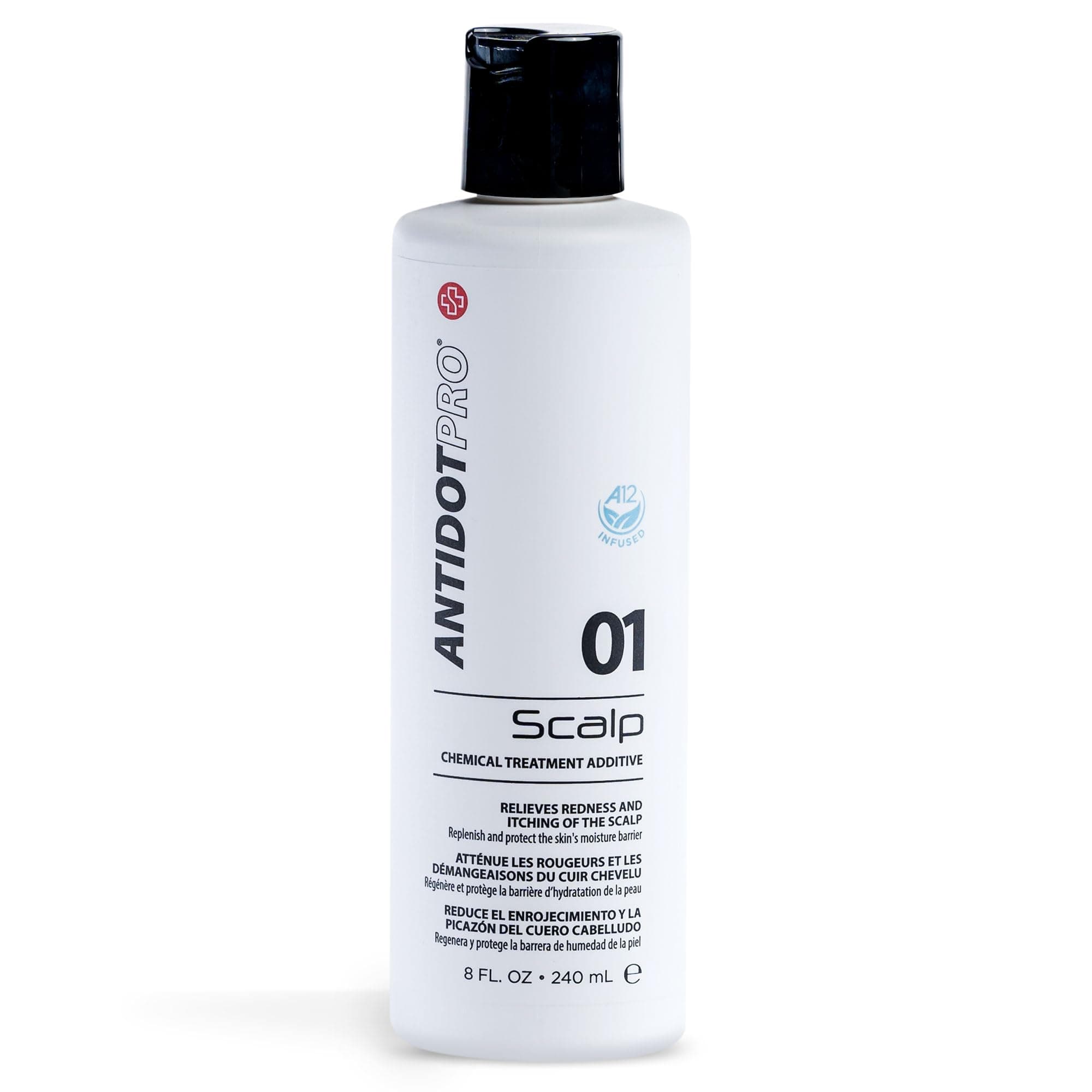 Antidotpro 01 Scalp - Scalp Treatment & Skin Protector for Hair Bleach, Color & Chemical Services - Prevents Irritation, Redness, Burning, Itching, Hair Loss & Damage - Step 1 Protection - 240ml