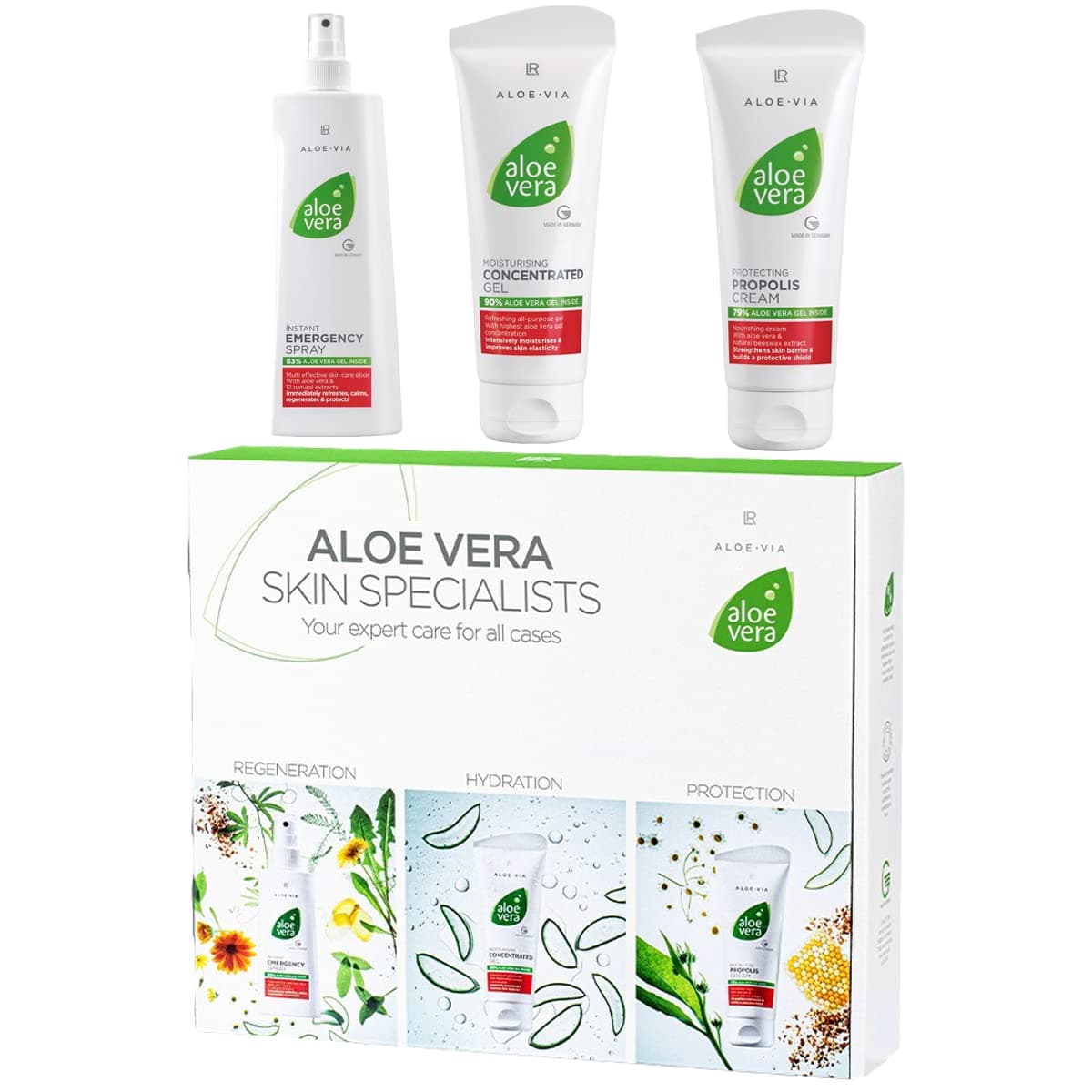 LR Aloe Vera Special Care Box (Concentrate, Propolis, Emergency Spray)