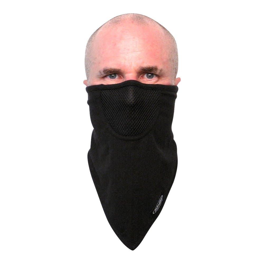 Schampa FaceFit I-Tie Facemask (Black, OSFM)