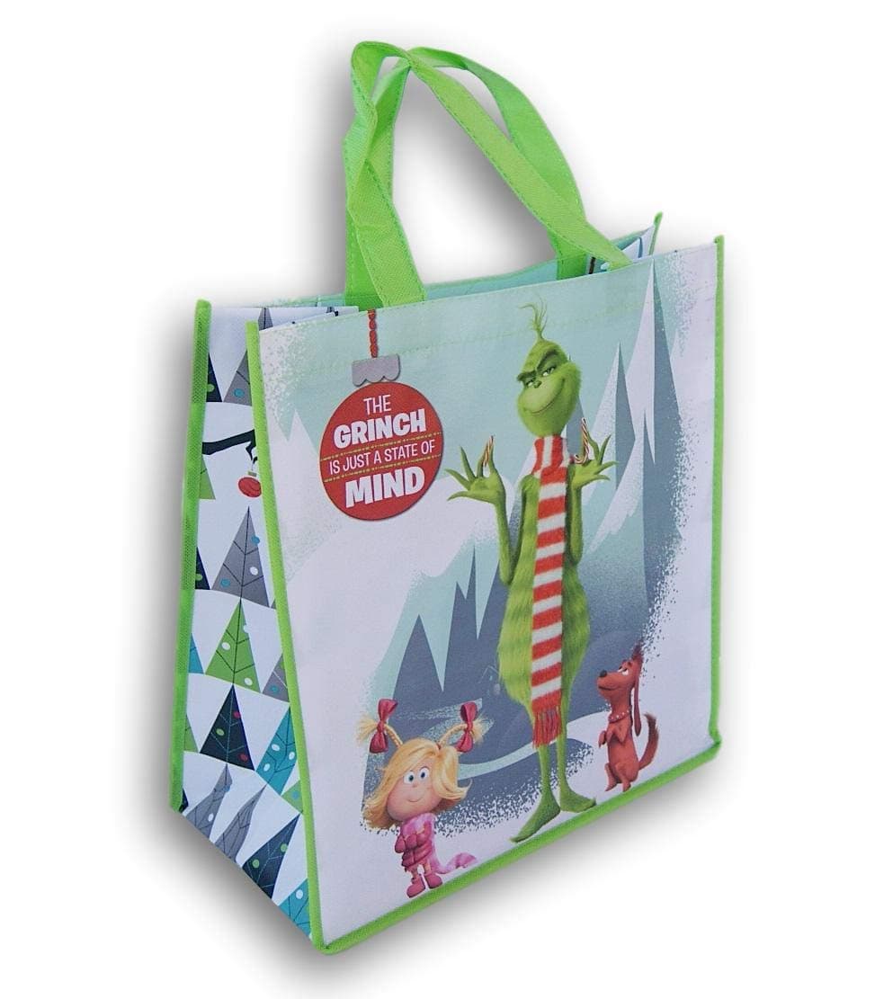 How the Grinch Stole Christmas Themed Tote Bag - 13 x 13 Inch