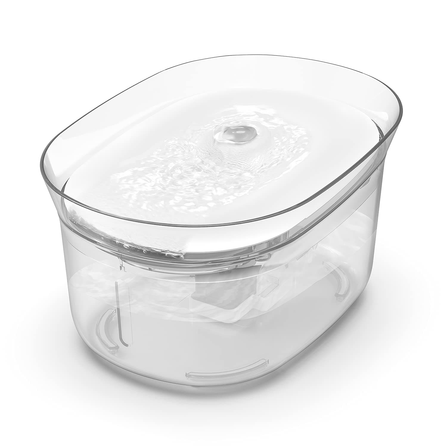 HoneyGuaridan W18 Automatic Pet Water Drinking Fountain, Water Dispenser for Dogs and Cats, 2L (70 oz)