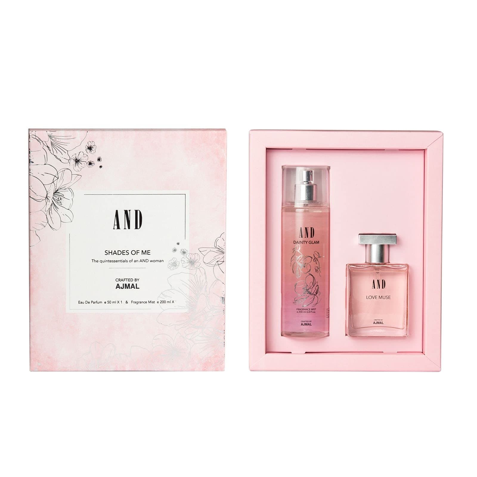 Love Muse Perfume Gift Pack for Women | 50ml Eau De Parfum for Women + Body Spray | Perfume for Woman with Jasmine & Lily Notes | Floral-Fruity Fragrance |.Versatile Office/Work Cologne for Woman