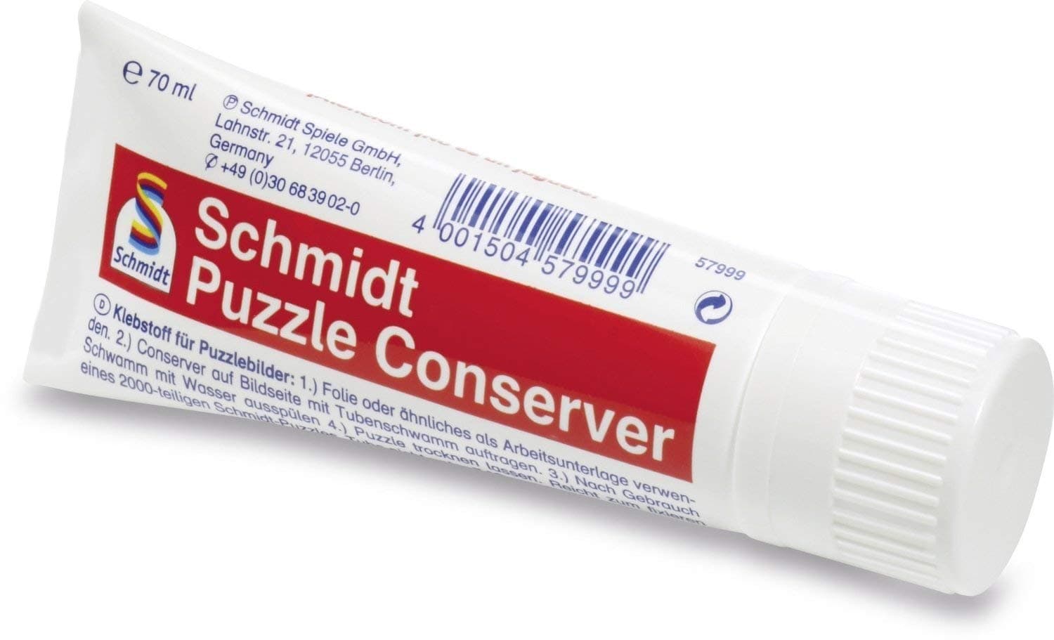 Puzzle Conserver Glue - Schmidt - 70 ml tube. (Code 57999)