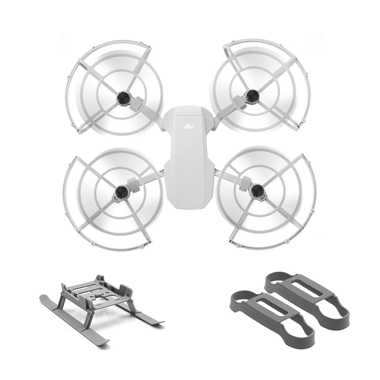 (4-in-1) Mavic Mini/Mini 2 360° Propeller Guard + Landing Gear Extensions + Propeller Holder + Motor Cover Cap for DJI Mini 2 Accessories…
