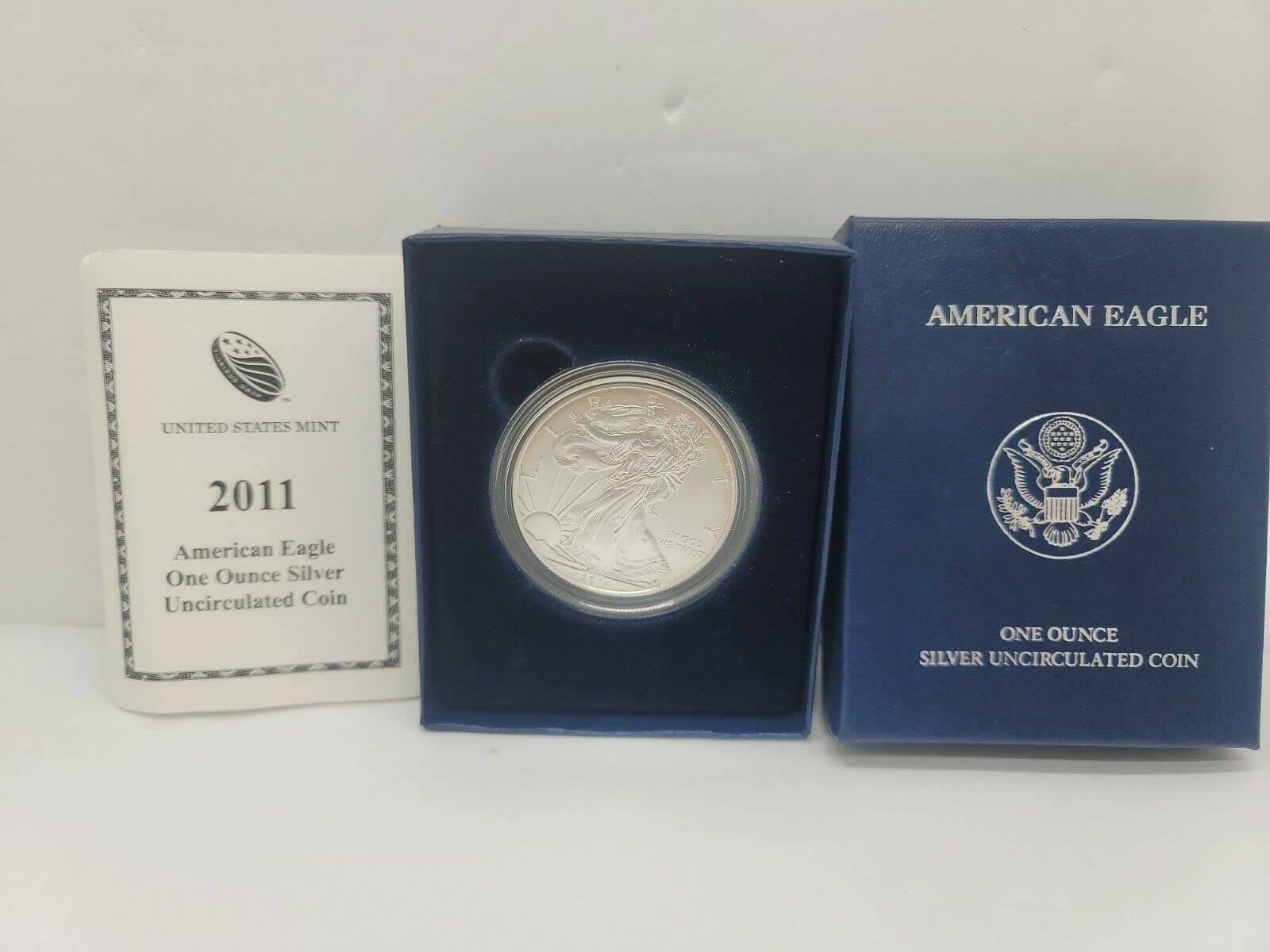 2011 Silver American Eagle with U.S. Mint Case