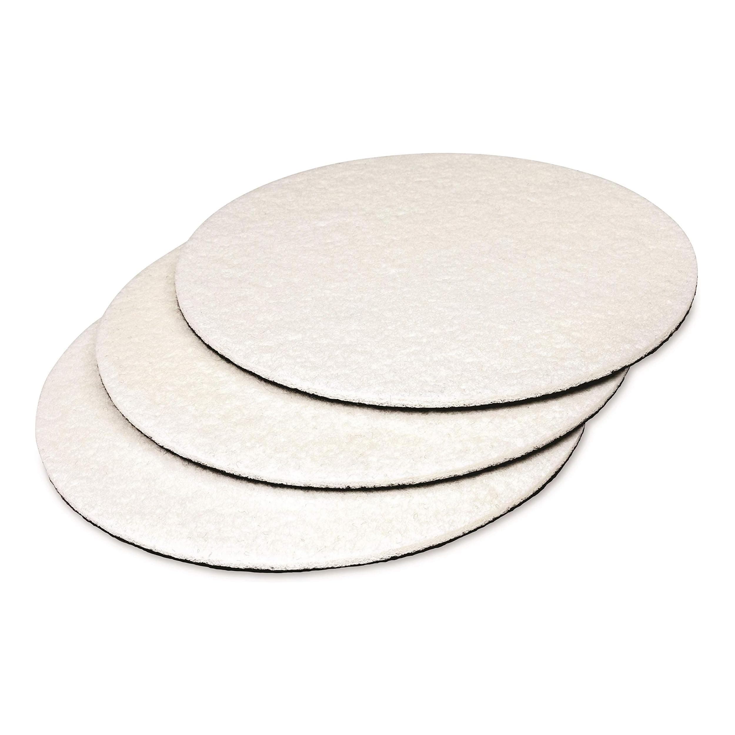 Griot's Garage 6” Glass Polishing Pads, Buffing Discs for Car Windows, Windshields, Shower Doors, and More, 10614, Set of 3