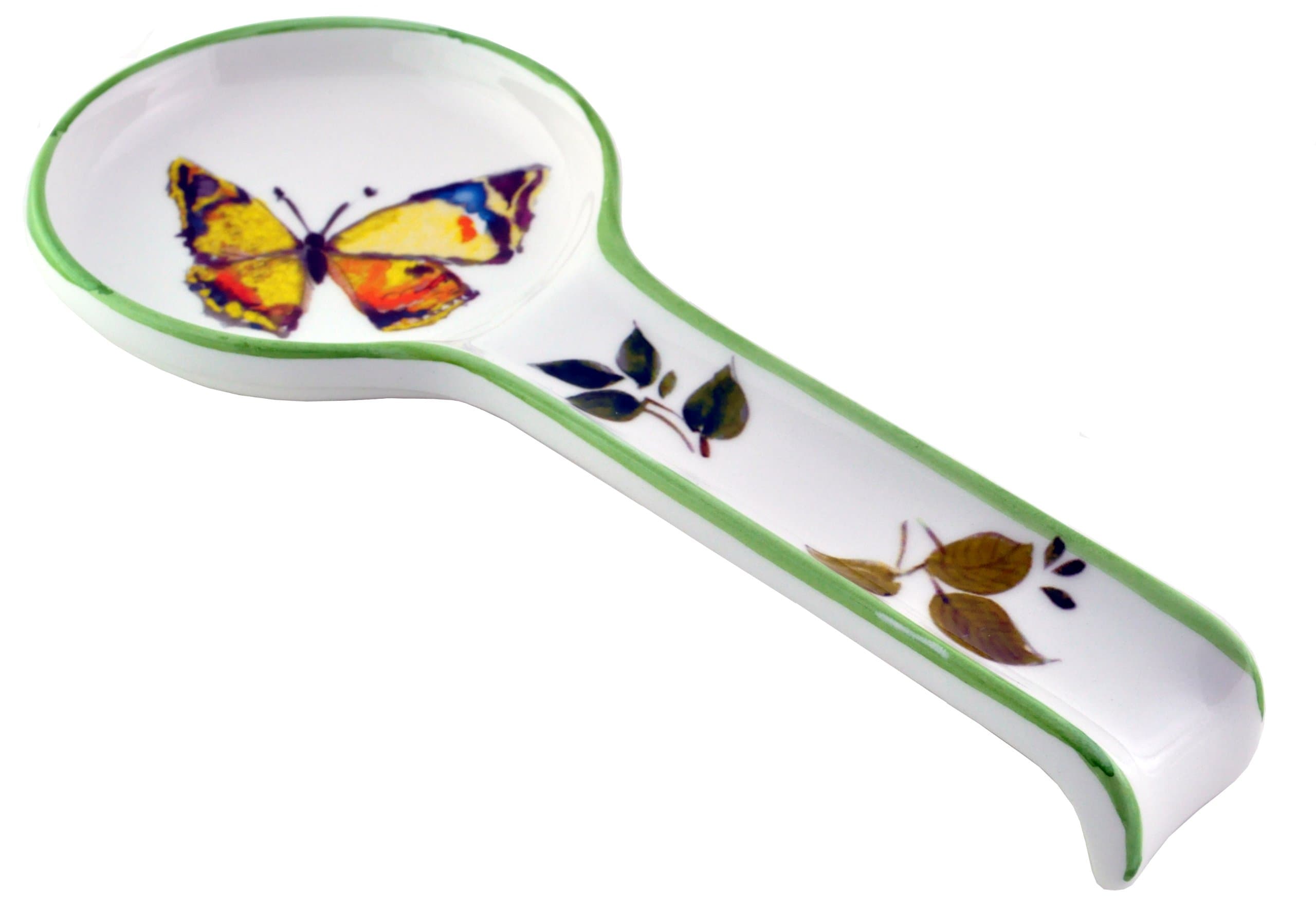 Abbiamo Tutto Butterfly Spoonrest, 9.5-Inch by 5-Inch