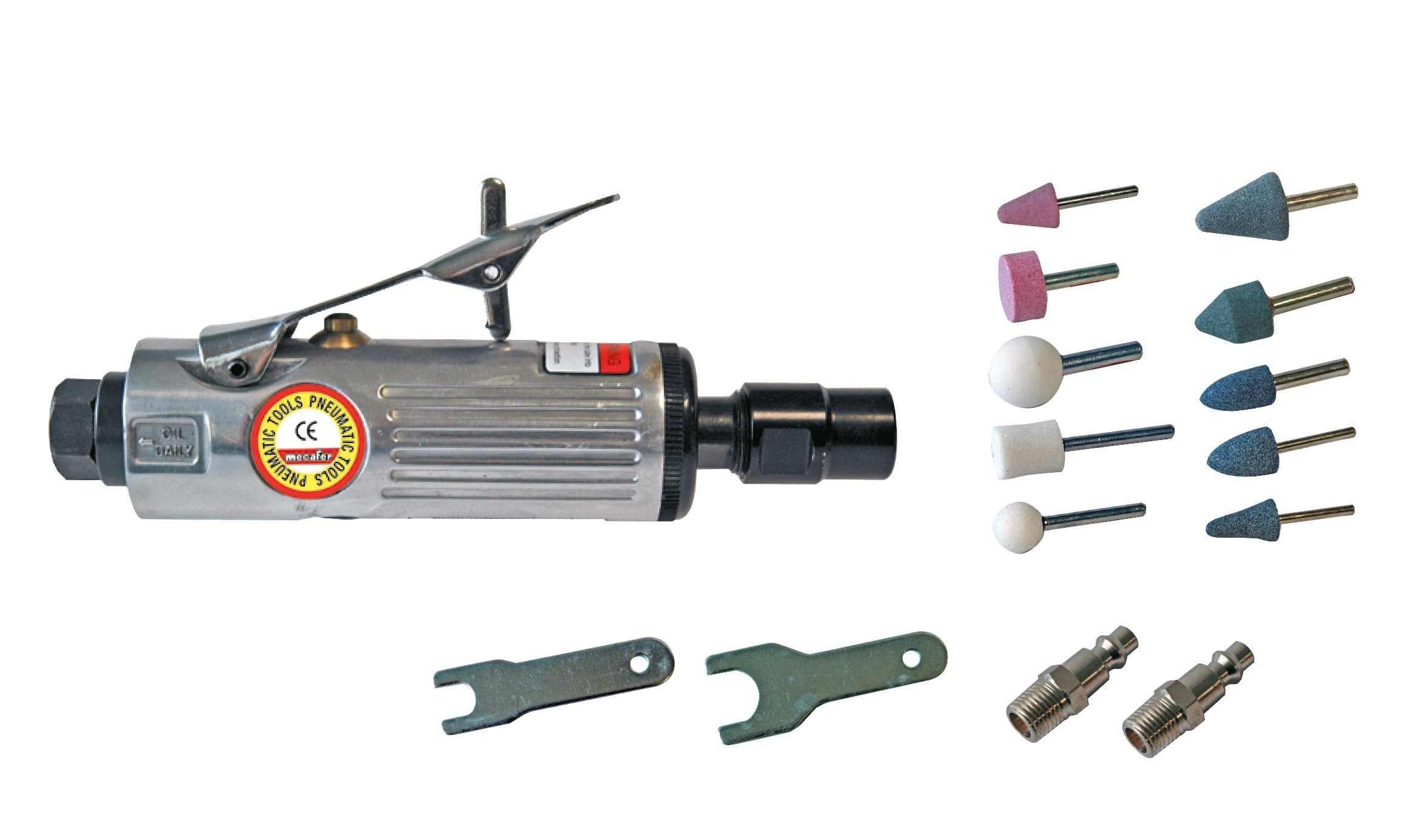 Mecafer 160153 Straight Grinder Kit with Accessories