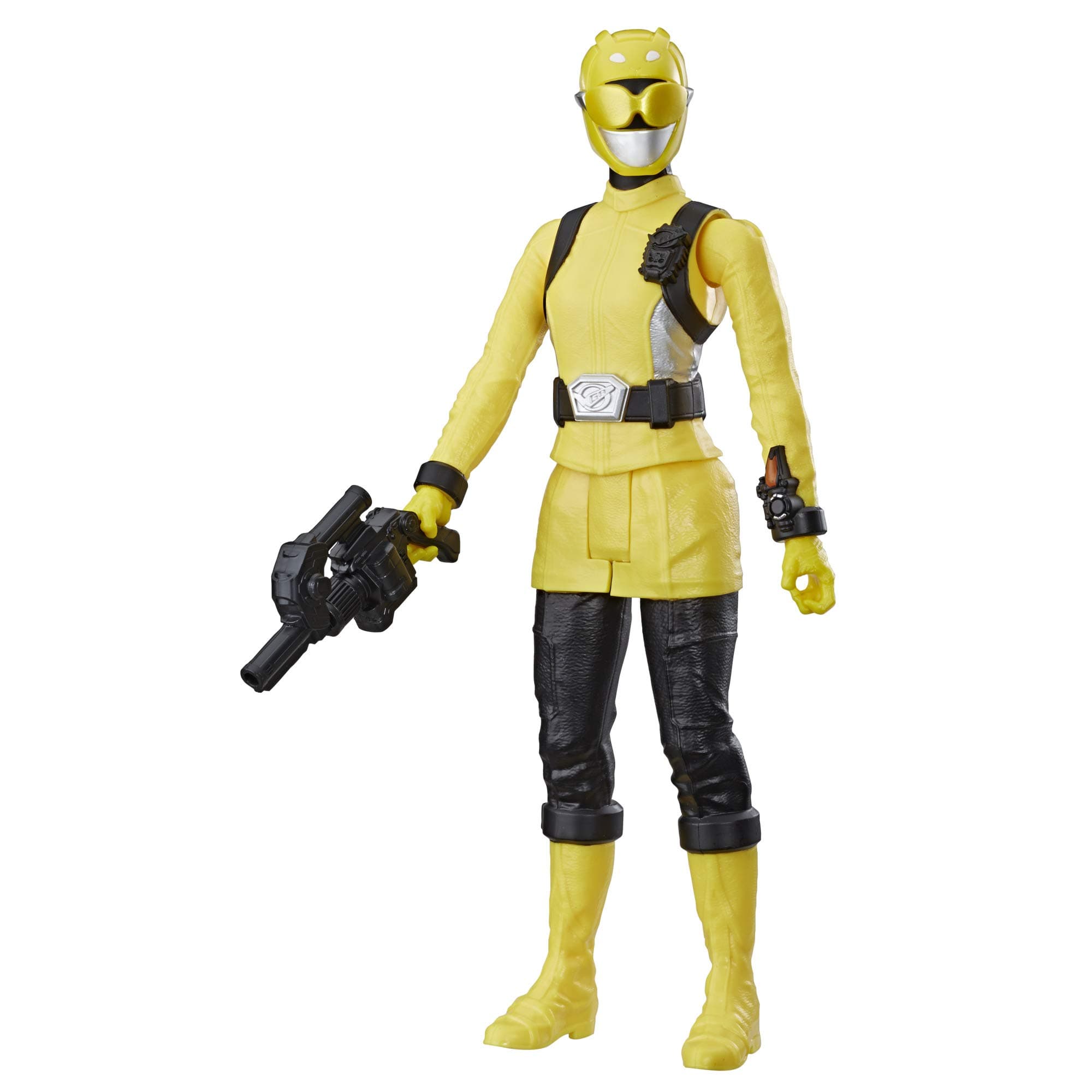 Power Rangers Beast Morphers Yellow Ranger 12 Inch Action Figure Toy with Accessory, Inspired by the Power Rangers TV Show