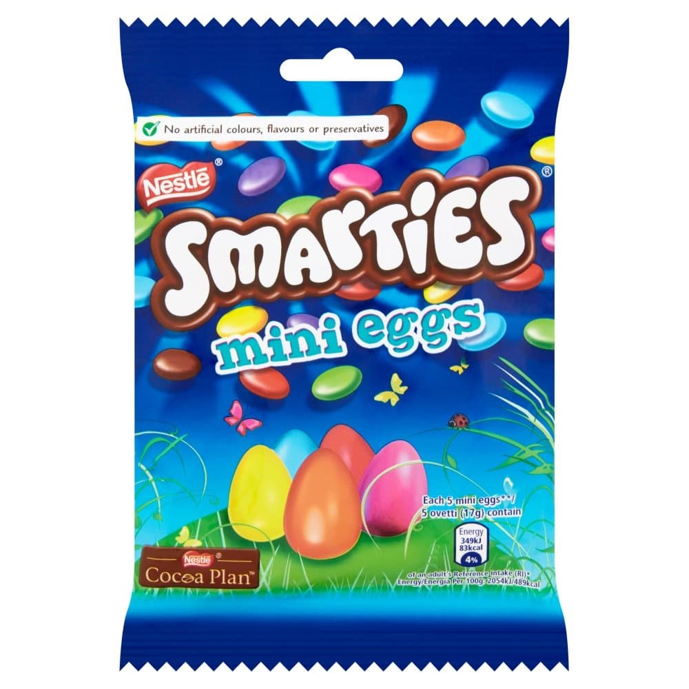 SmartiesMini Eggs Chocolate, 100g