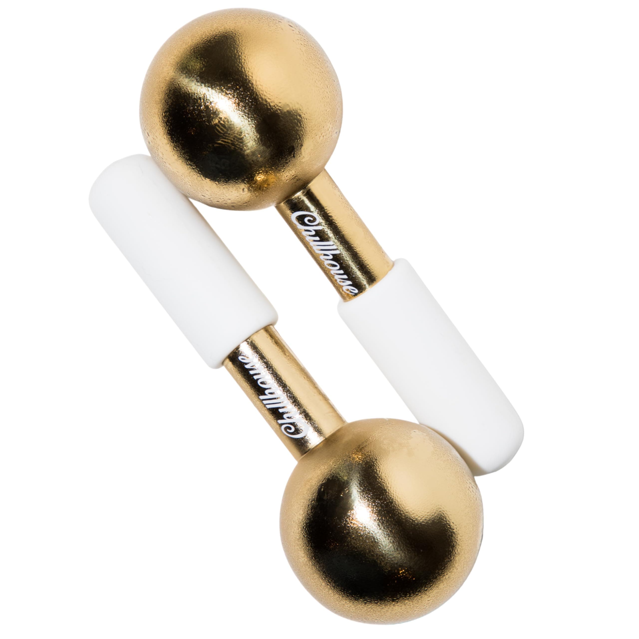 Chillhouse Chill Globes Gold Ice Roller for Face - Premium Skin Care Tools for Wrinkles & Fine Lines, Lifting, Contouring & Depuffing - Facial Ice Roller & Face Massager Tool for Women & Men