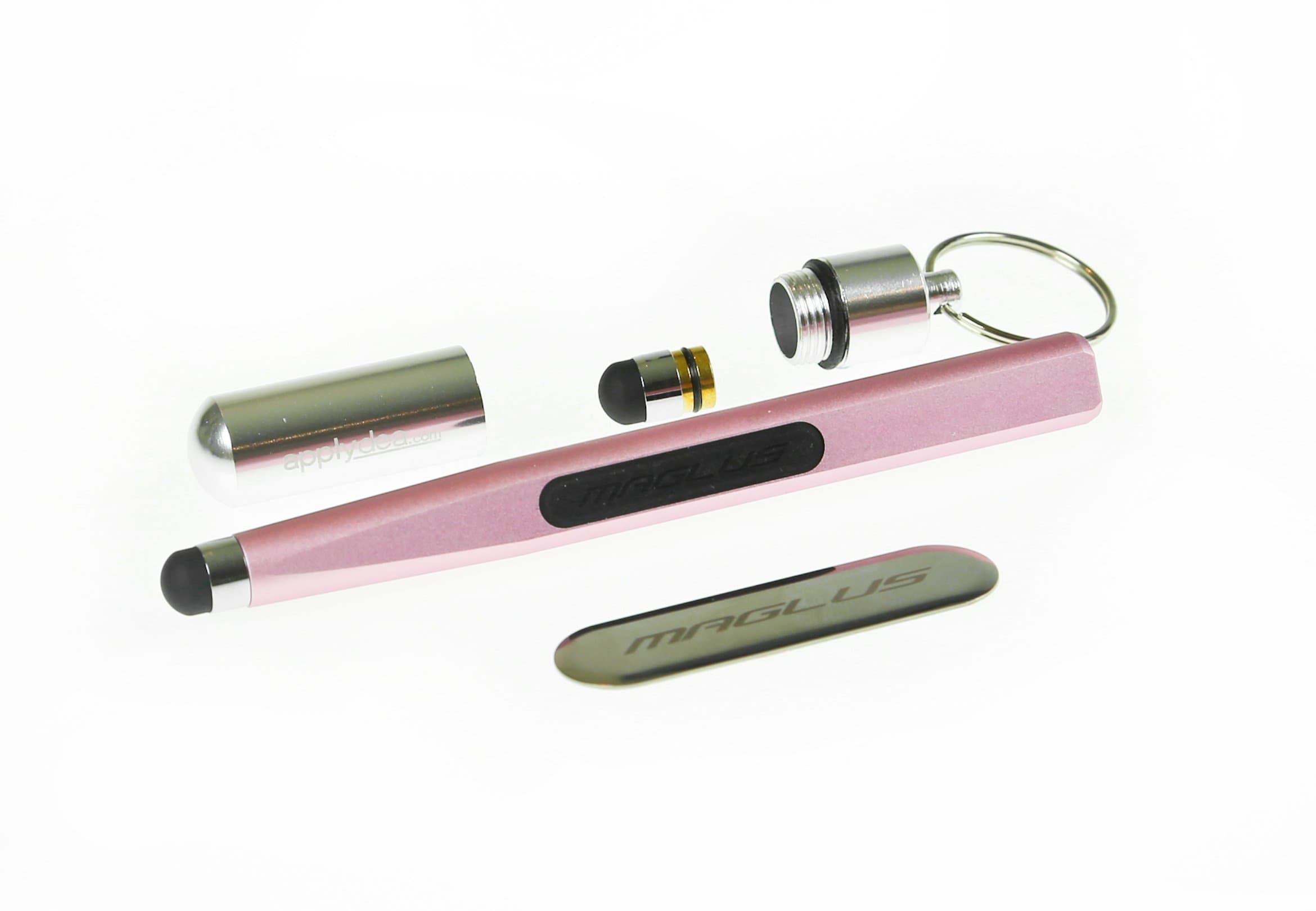 Mini Champagne Pink Stylus with Replaceable tip Compatible with - iPad/iPhone/Fire/Galaxy & Touchscreen Tablets /