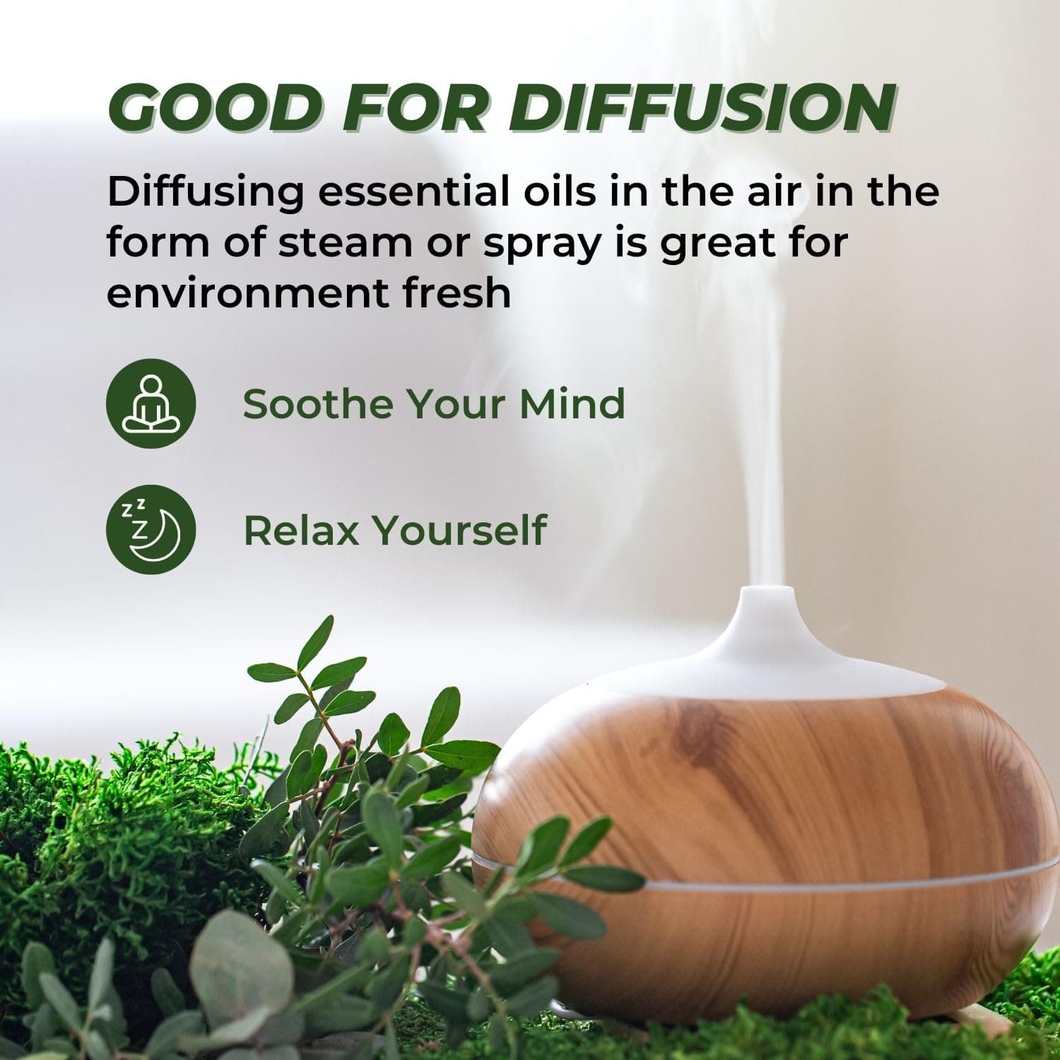 benatu Eucalyptus, Lavender, Lemongrass, Mint, Tea Tree, Orange Essential Oils Set for Diffuser, Topical Skin, Body, Natural Fragrance for Home, Gift for Women and Men