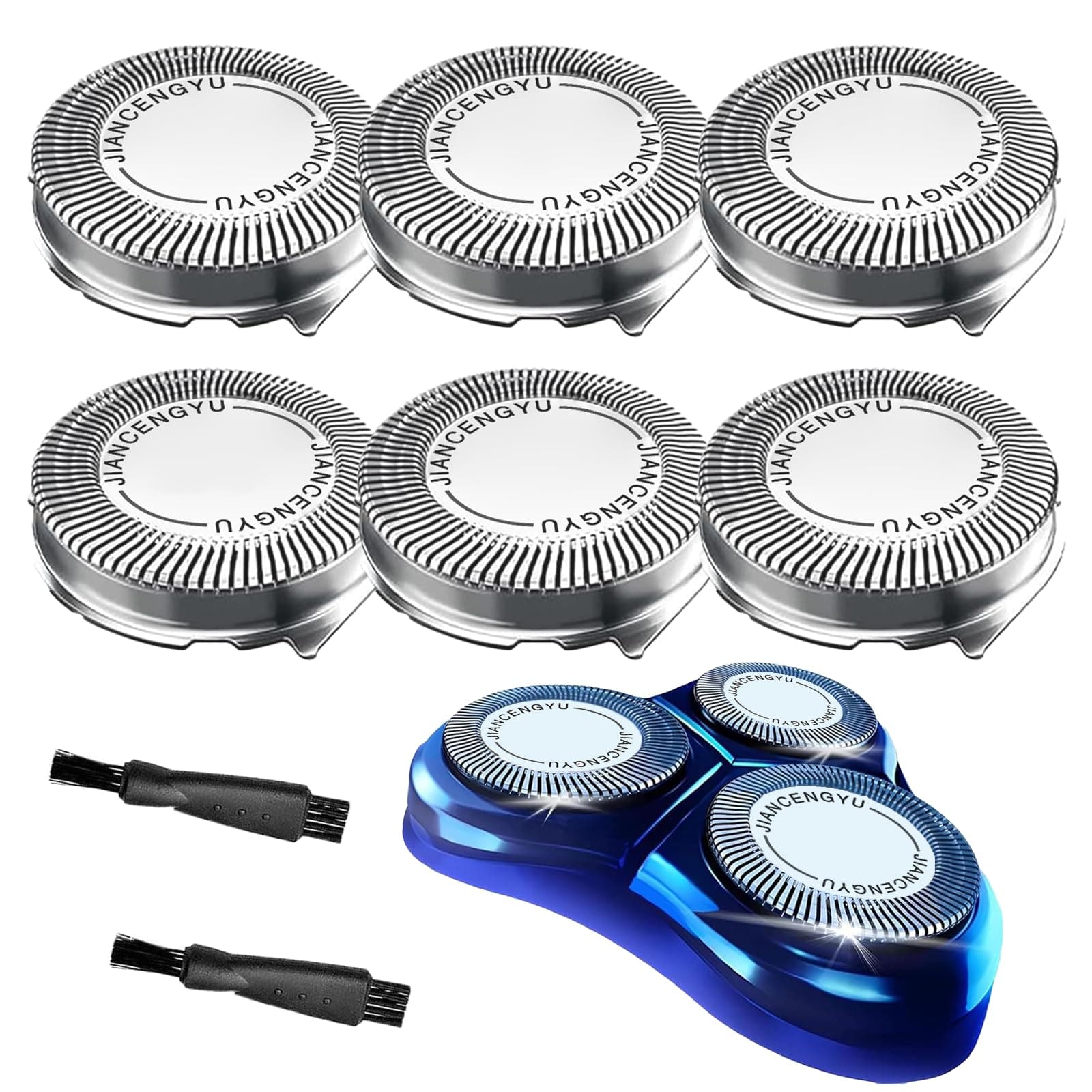 HQ8 Replacement Heads Compatible with Philips Norelco Aquatec Shaver, HQ8 Blades for Philips Norelco Aquatec Shavers Razor for PT720 PT730 AT880 At830 AT810, New Upgraded HQ8 Blades, 6 Pack