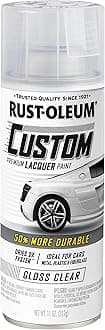 Rust-Oleum 323383 Automotive Custom Lacquer Spray Paint, 11 oz, Gloss Clear