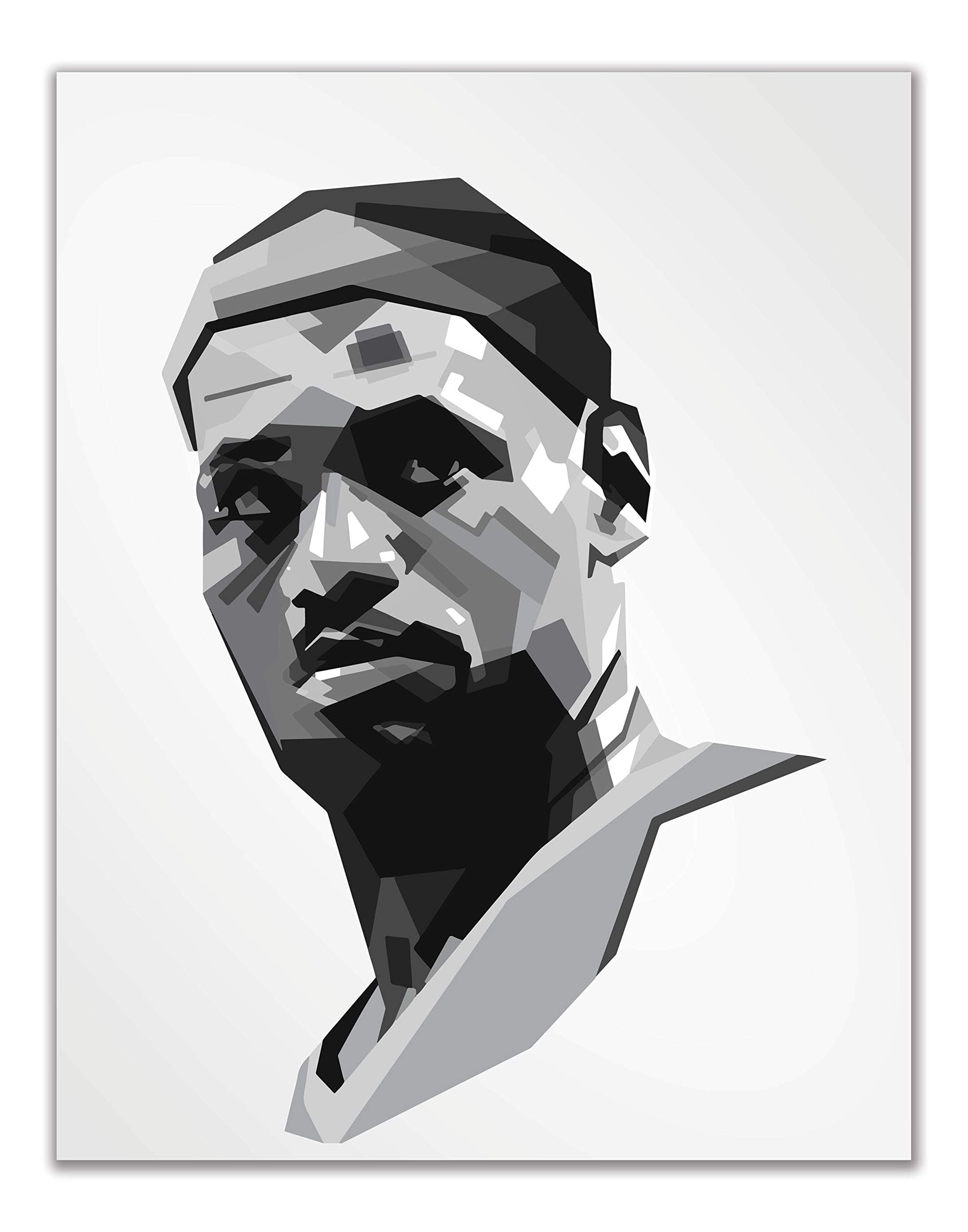 Summit Designs Lebron James Abstract Wall Art - Poster Photo (11x14) Unframed Print