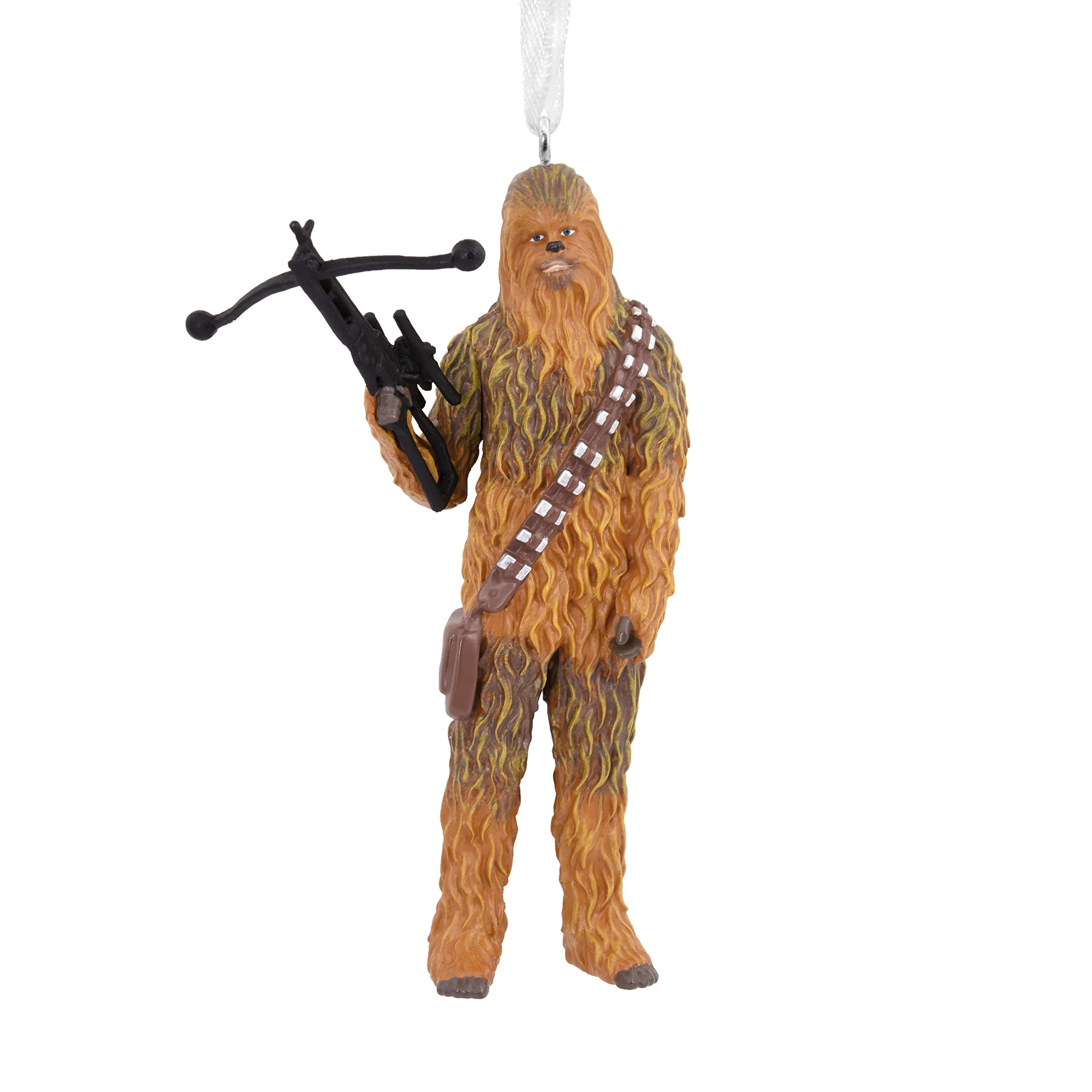 Hallmark Star Wars Chewbacca With Bowcaster Christmas Ornament, Brown, H 9.4cm by W 5.1cm by L 3.5cm, 25574832