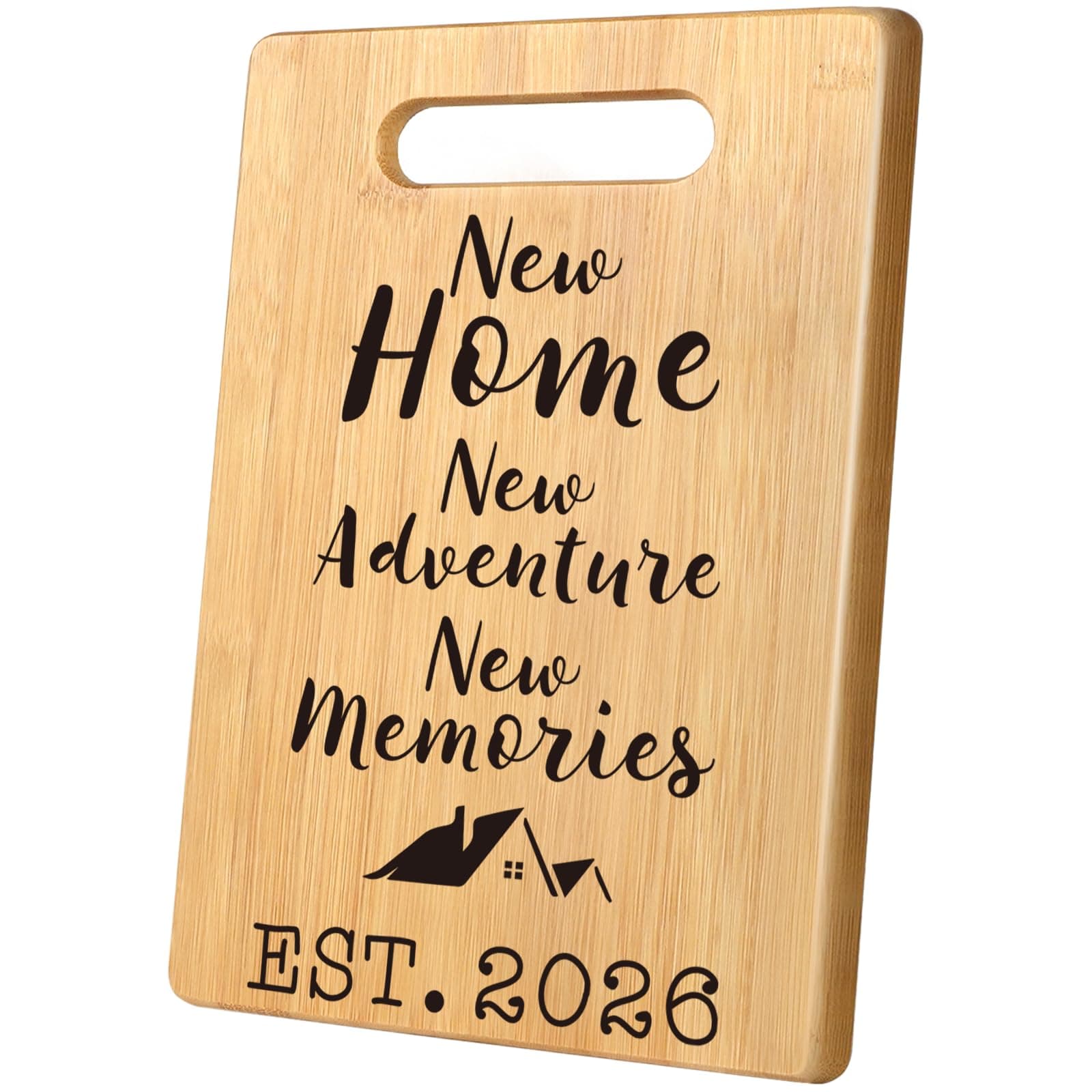 House Warming Gifts New Home, Perfect House Warming Gifts, New Home Gift Idea for Women Men Homeowner, New Apartment Essentials, New Home New Adventure New Memories 2026 Cutting Board
