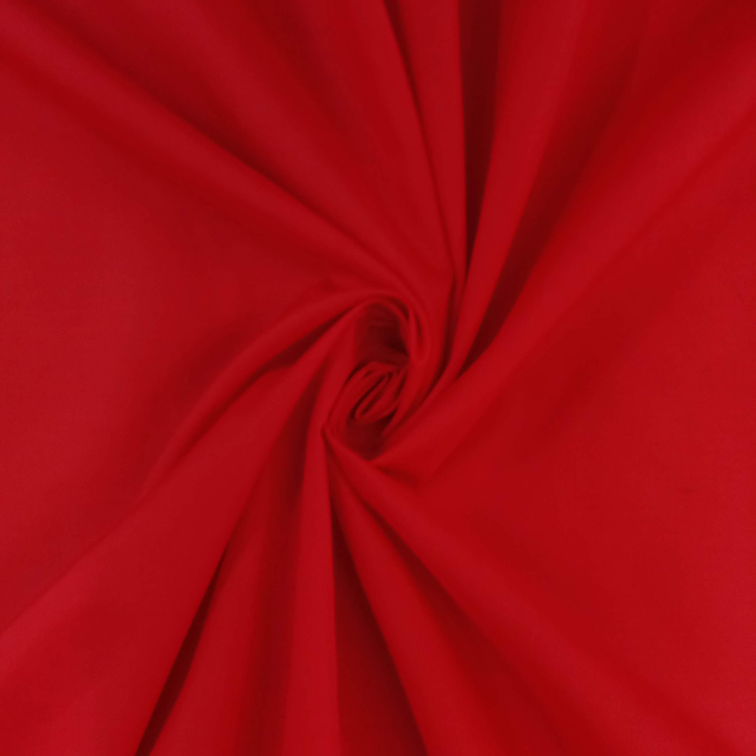 Polycotton Red Fabric Material Plain Colour By The Metre 115cm wide (45) by Nova Dress Polycotton Fabric