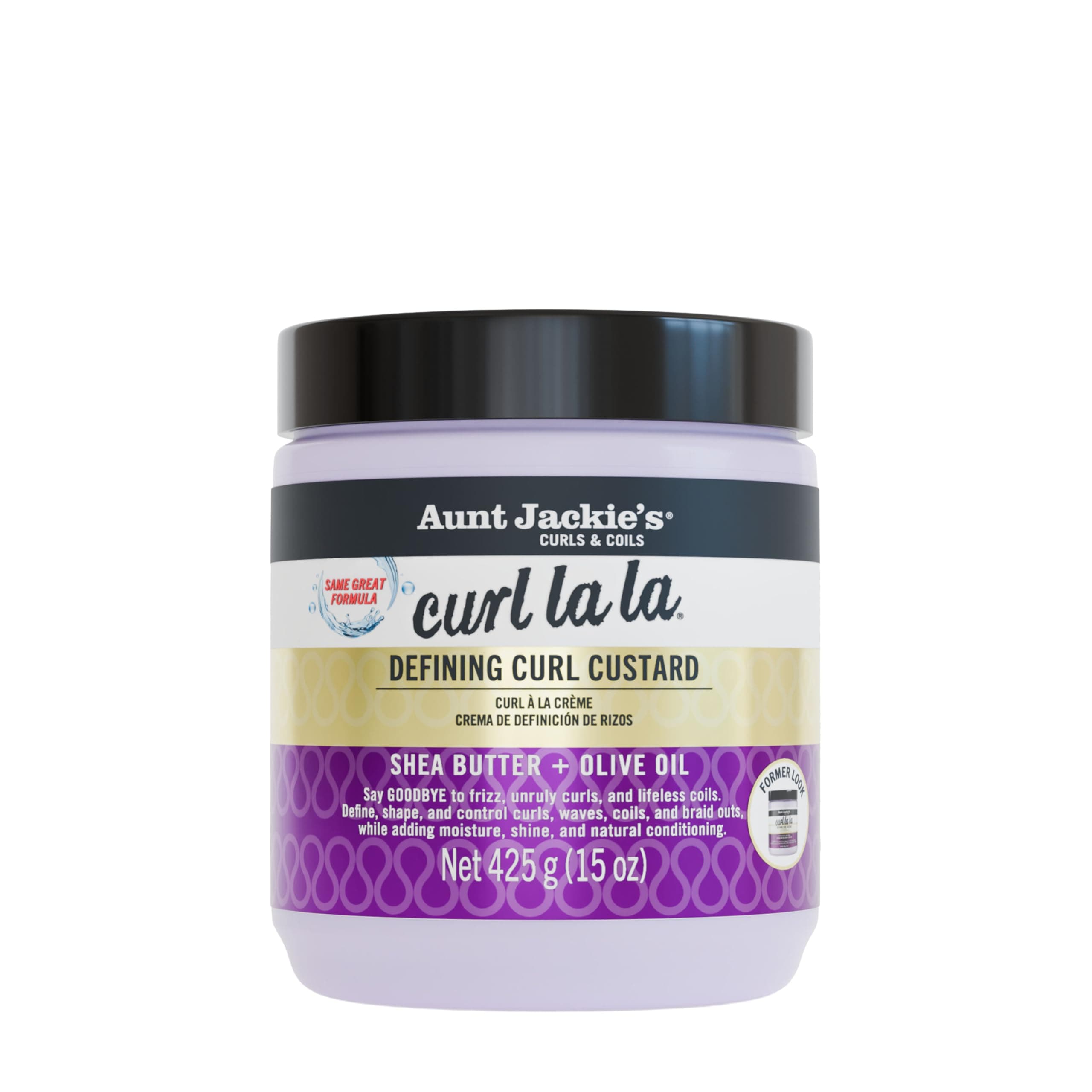 Aunt Jackie's Curl La La Defining Curl Custard 445 ml Jar (parallel import goods)