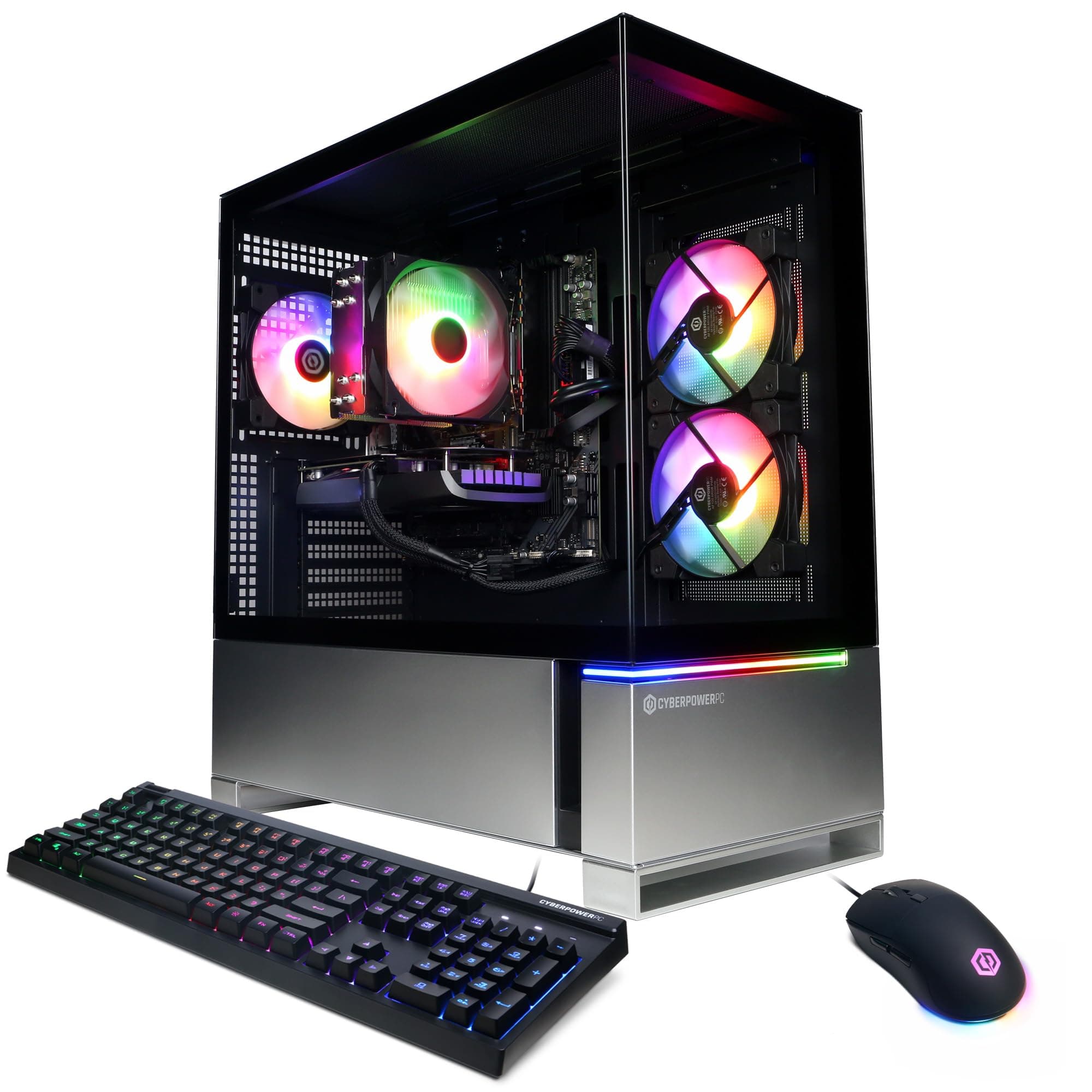 CYBERPOWERPC Gamer Master Gaming PC, AMD Ryzen 7 8700F 4.1GHz, GeForce RTX 4060 Ti 8GB, 16GB DDR5, 1TB PCIe Gen4 SSD, WiFi Ready & Windows 11 Home (GMA2900A)