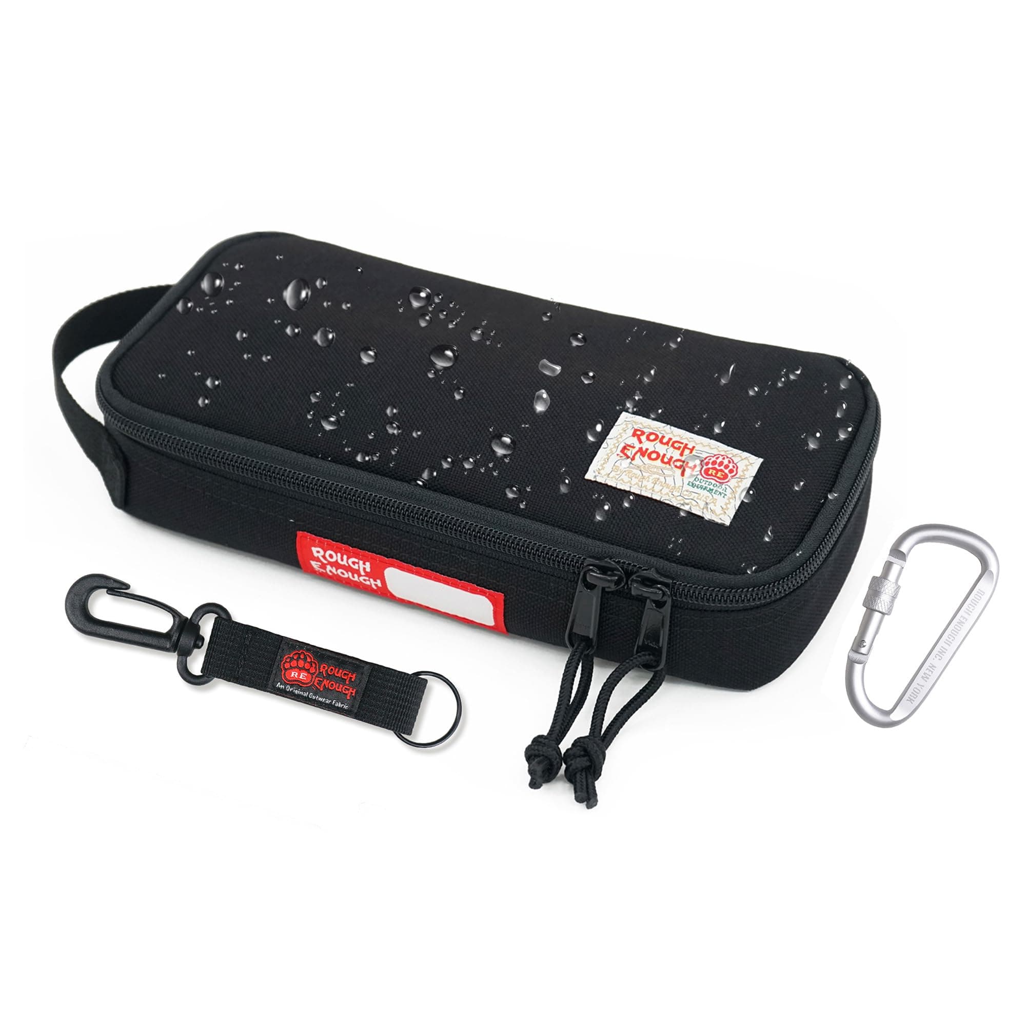 RE ROUGH ENOUGH Small Tool Bag Cable Organiser Travel Pouch Accessories Portable Electricians Equipment Storage Box Large Pencil Case with Strap Handle