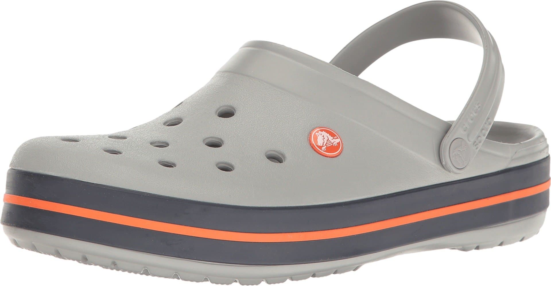 Unisex-Adult Crocband Clog, Light Grey/Navy, 7 US' Women