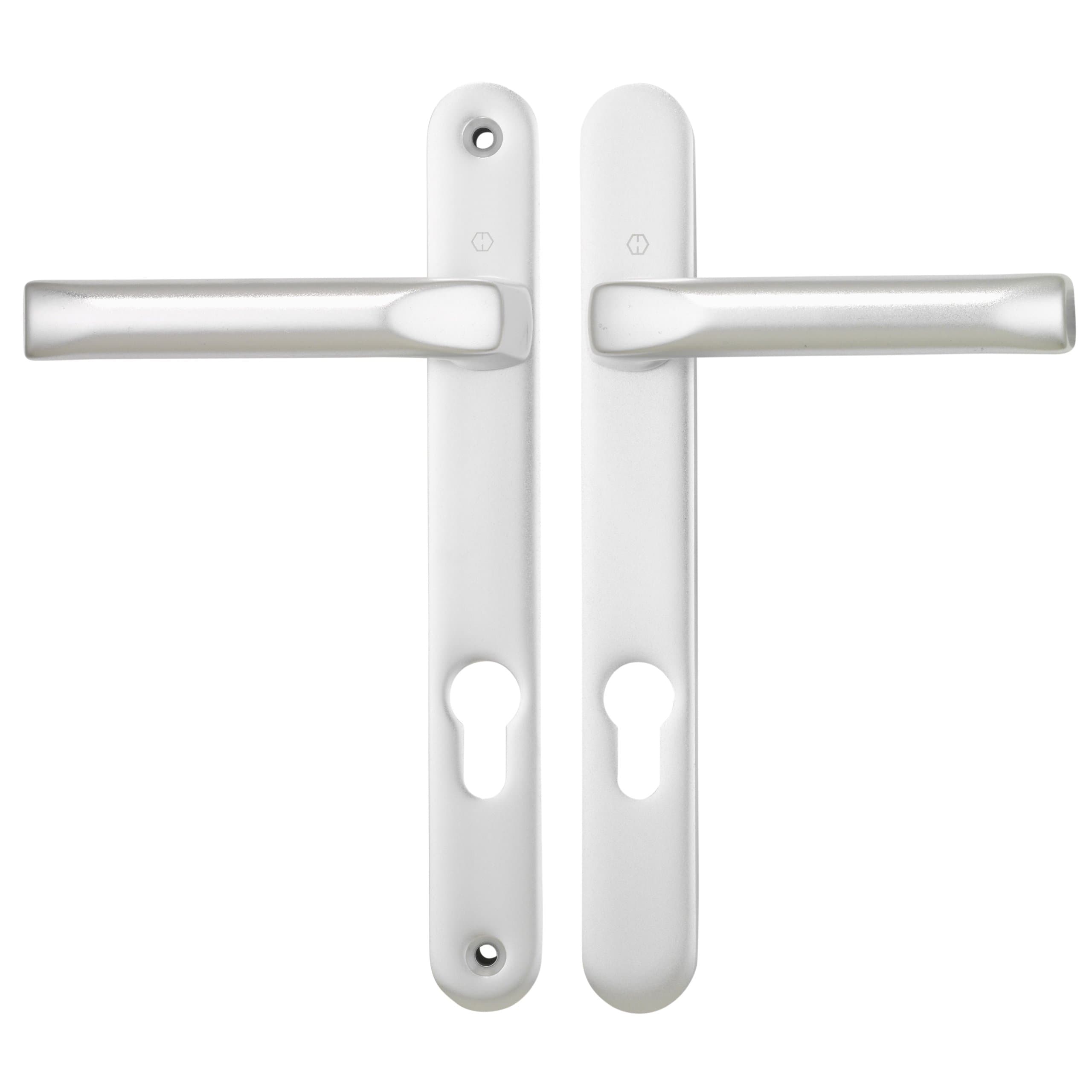 Hoppe Asgard Centres/Pz: 92Mm Screw Centres: 203Mm Backplate: 230Mm X 28Mm - White