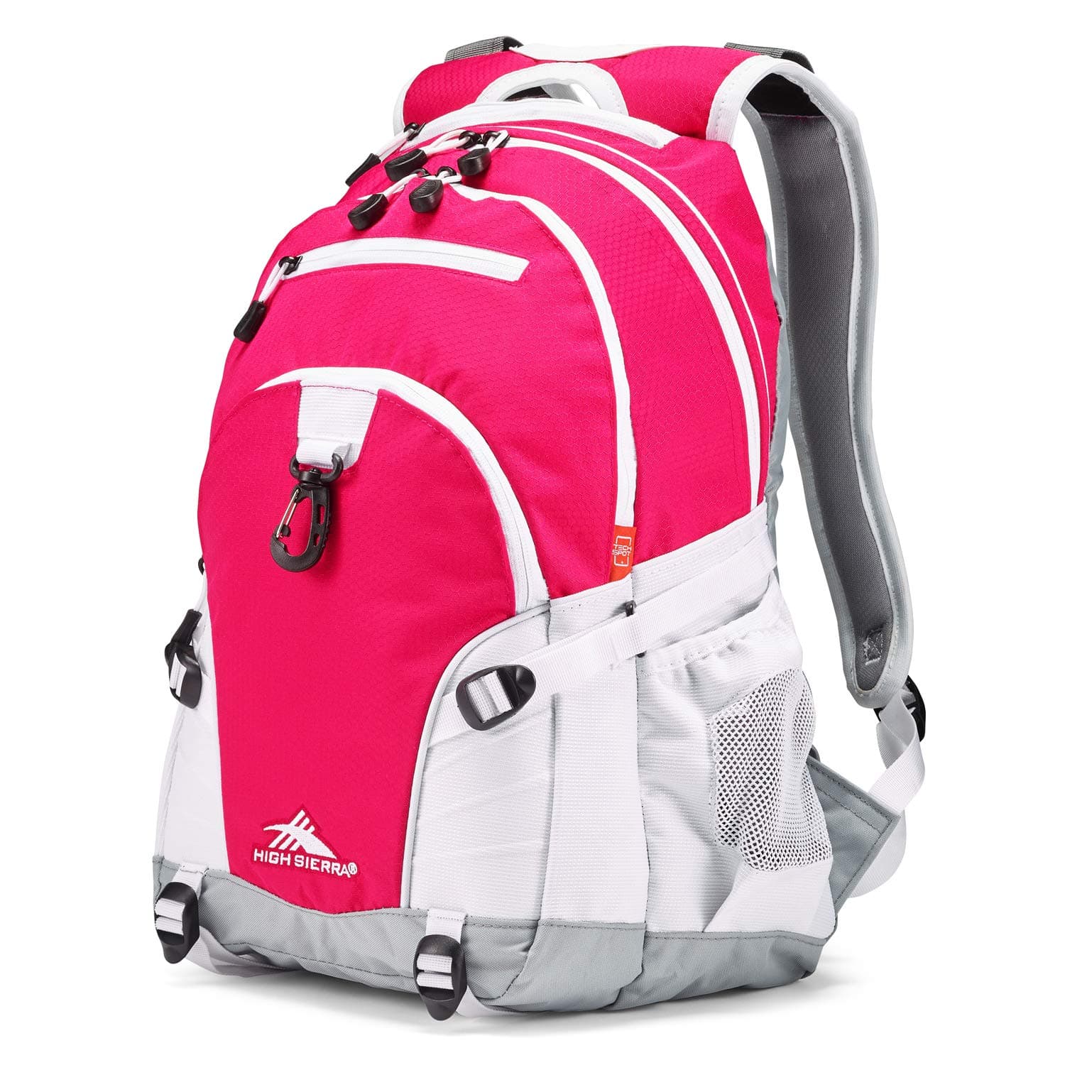 High Sierra Loop Daypack, Pink Punch/White/Ash, One Size, Loop Daypack