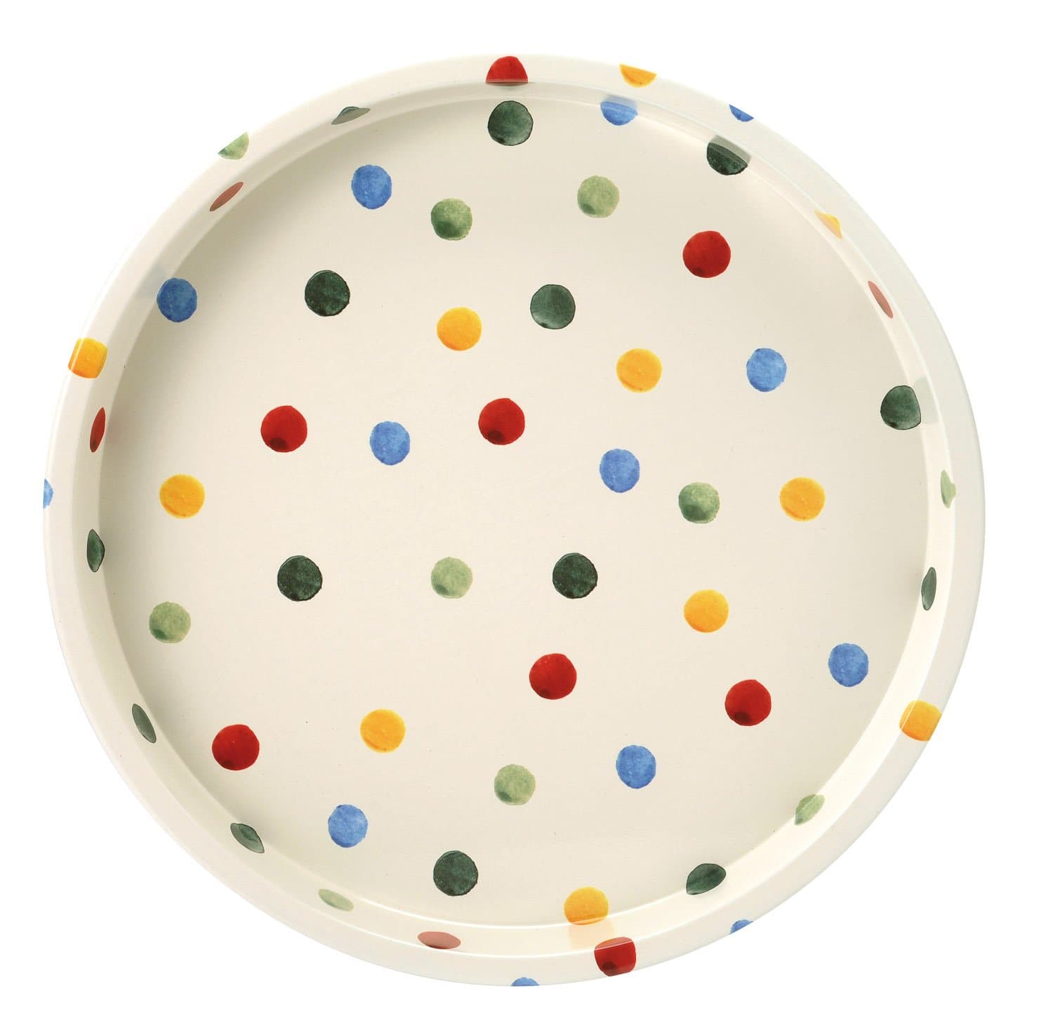 Polka Dot Spotty Deepwell/Drinks Tray
