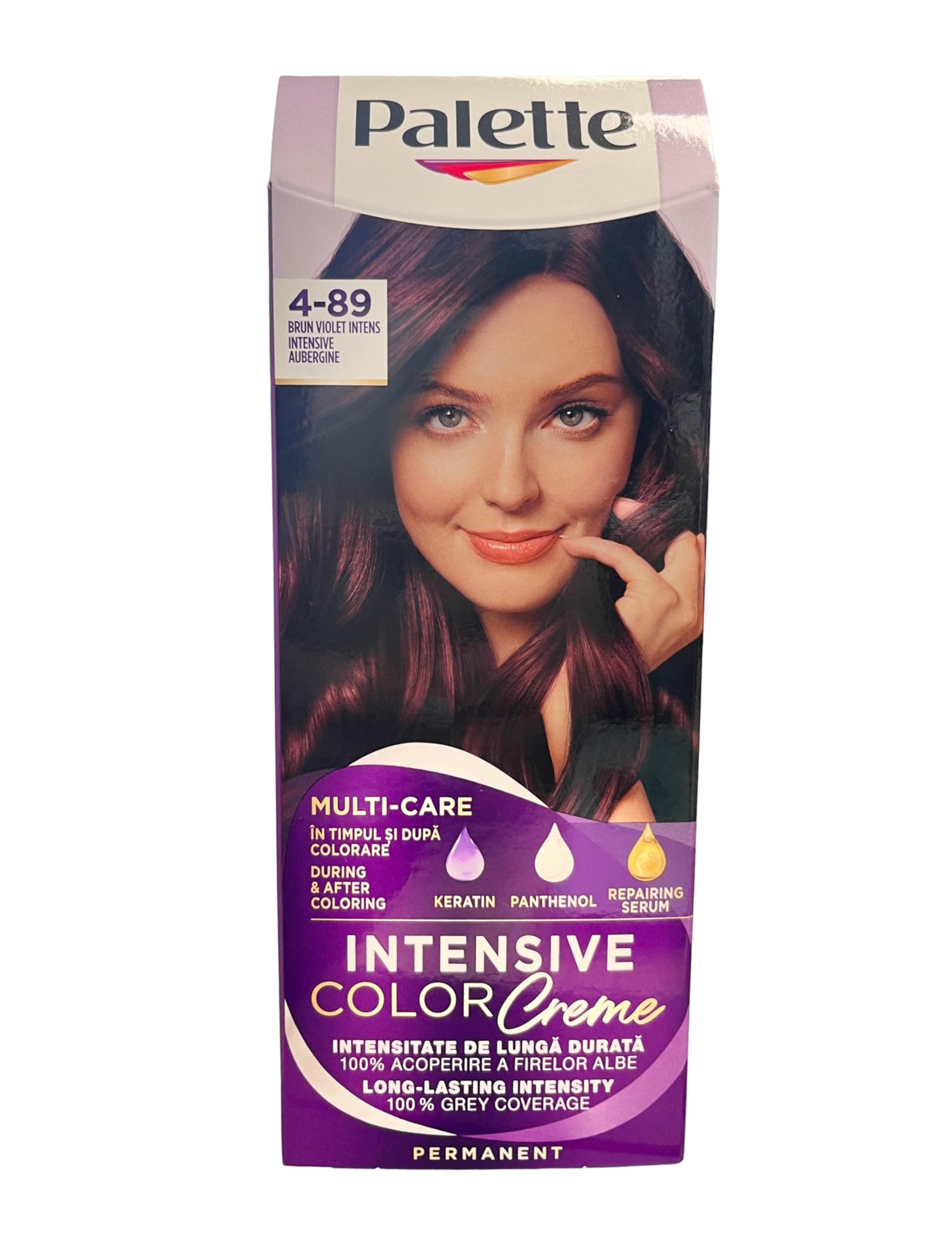Palette Intensive Color Creme Rfe3 Intensive Aubergine Permanent Hair Color