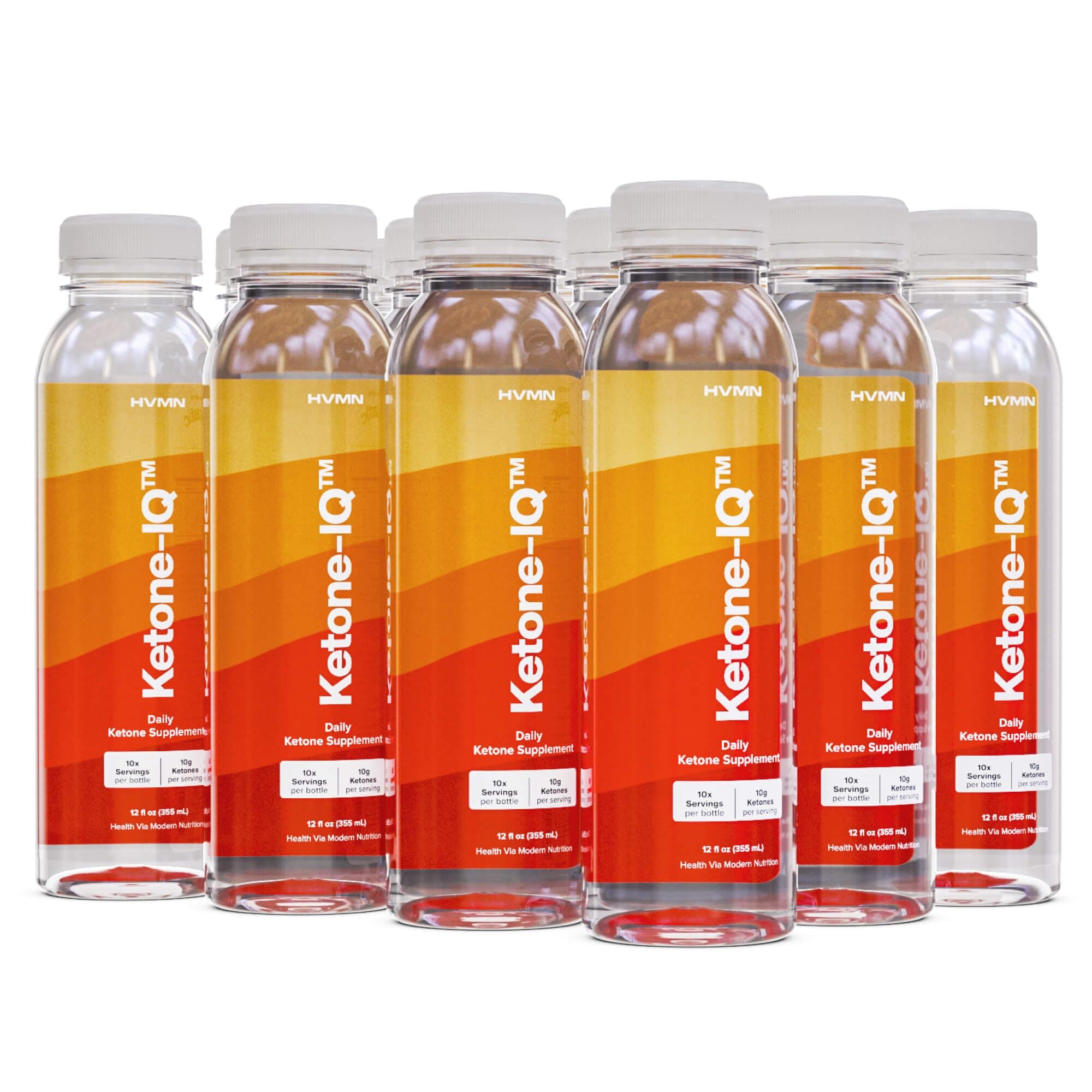 H.V.M.N. Ketone IQ | Get Your Fuel from Ketones | Sugar Free, Caffeine Free | Clean Energy, Focus and Flow |Drinkable Ketones to Rapidly Elevate Ketone Levels | Keto Diet NOT Required (12 ct. 12 oz.)