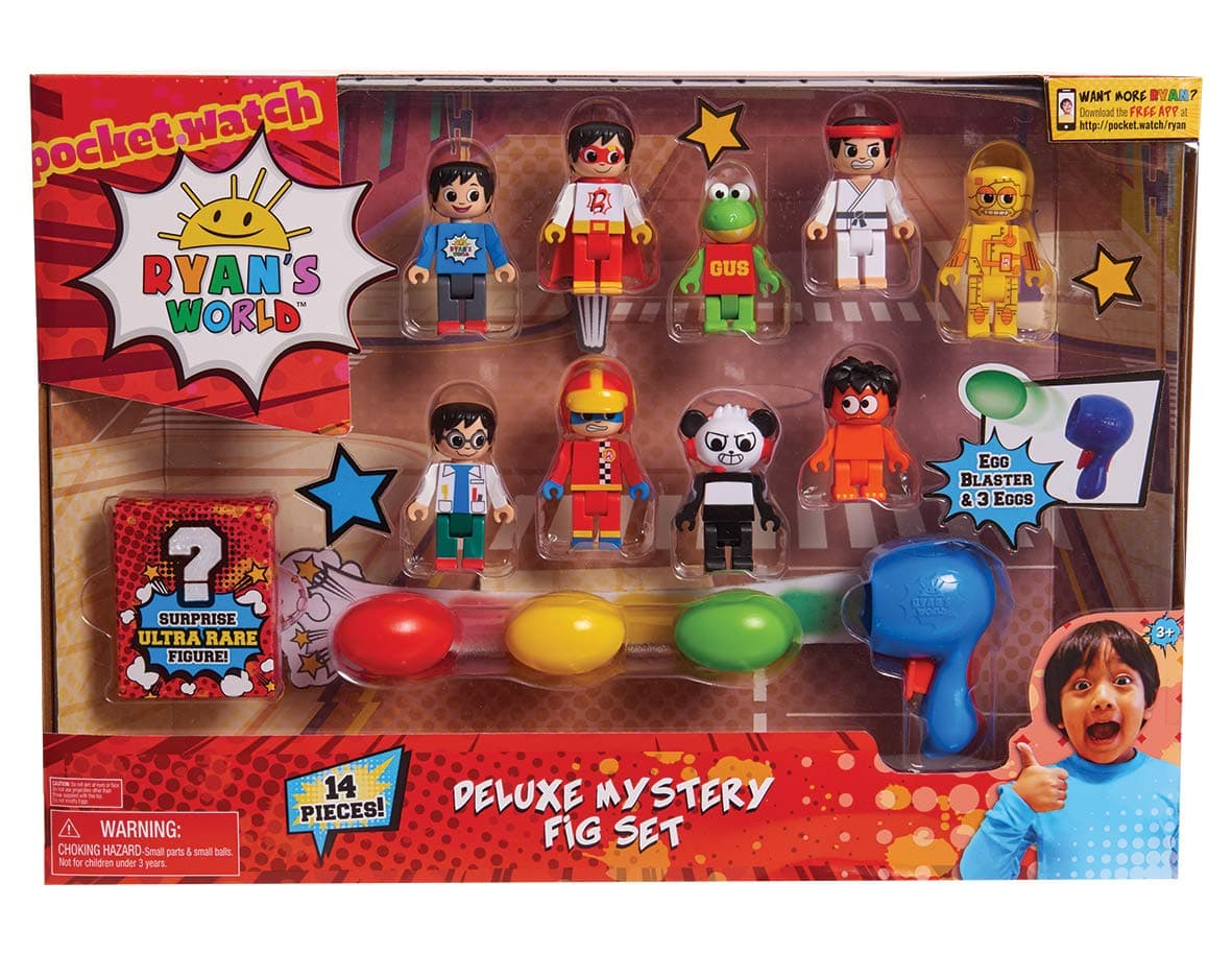 JP Ryans World JPL79255 Ryan's World Deluxe Fig Pack, No Colour