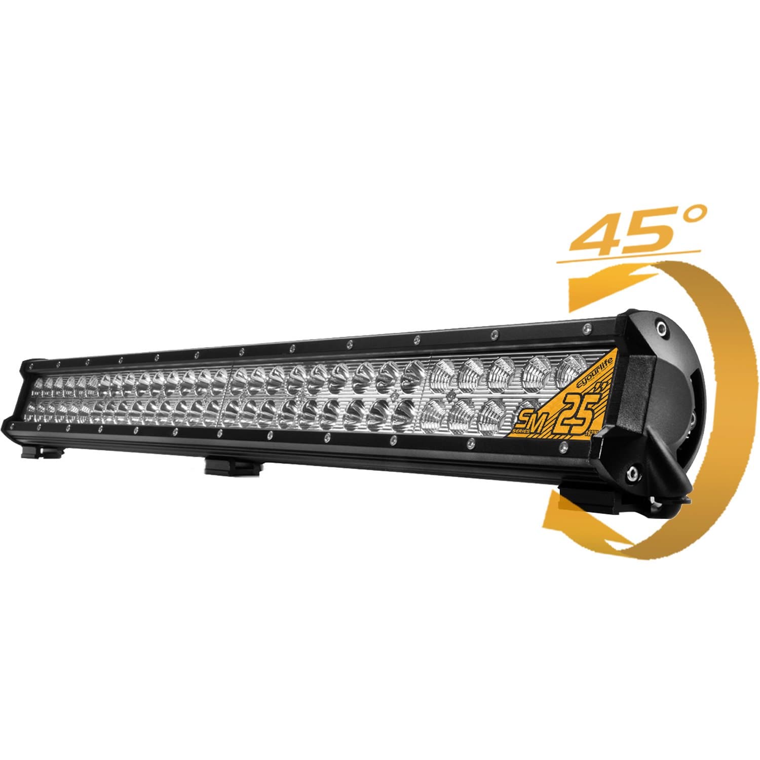 24 inch Light Bar, Eyourlife 162W Led Light Bar Bumper Led Light Bar Waterproof IP67 Flood Spot Beam Fog Driving Lights Off Road Lights for SUV ATV Boat Vehicle, 3 Years Warranty