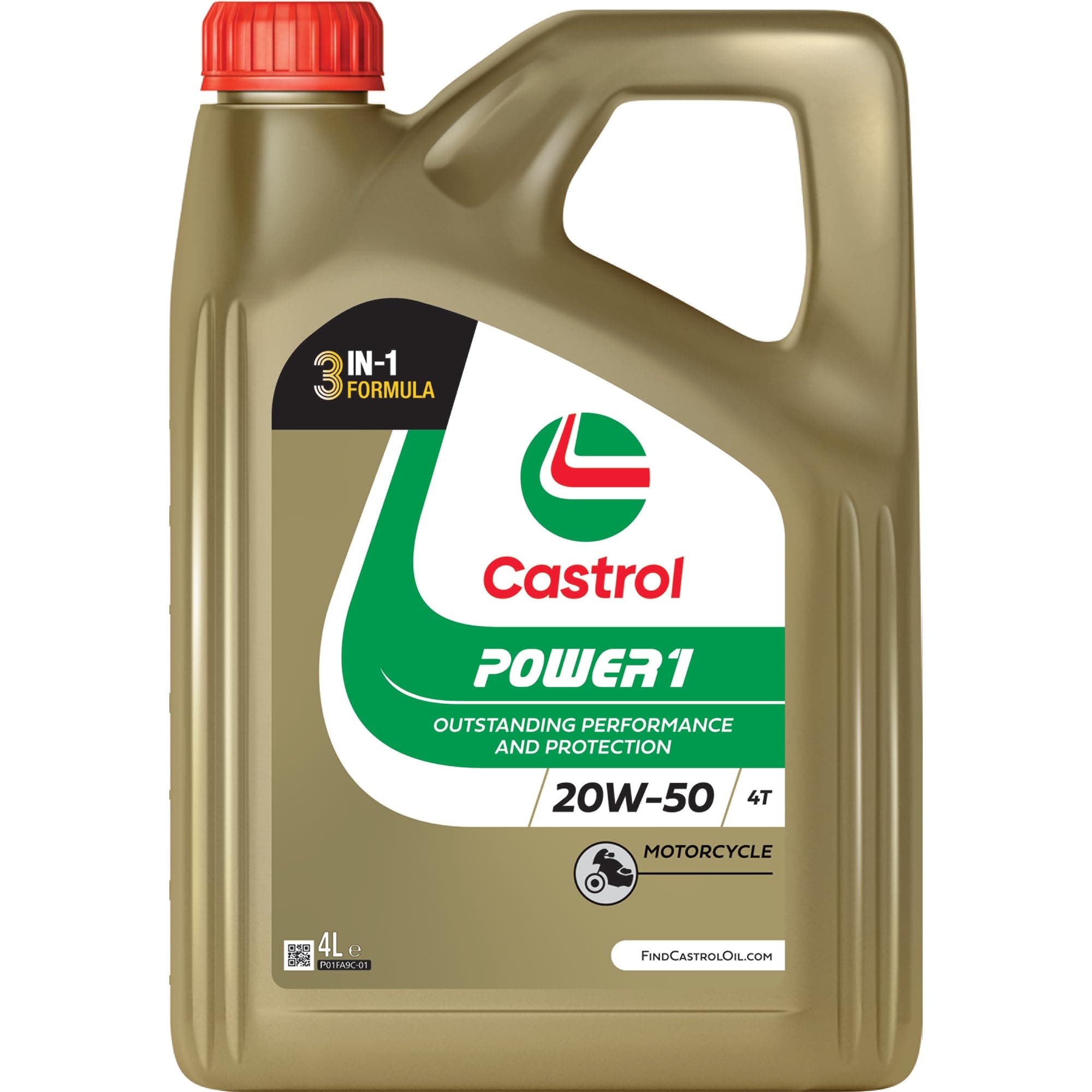 Castrol POWER1 4T 20W-50 Motorcycle Oil 4L