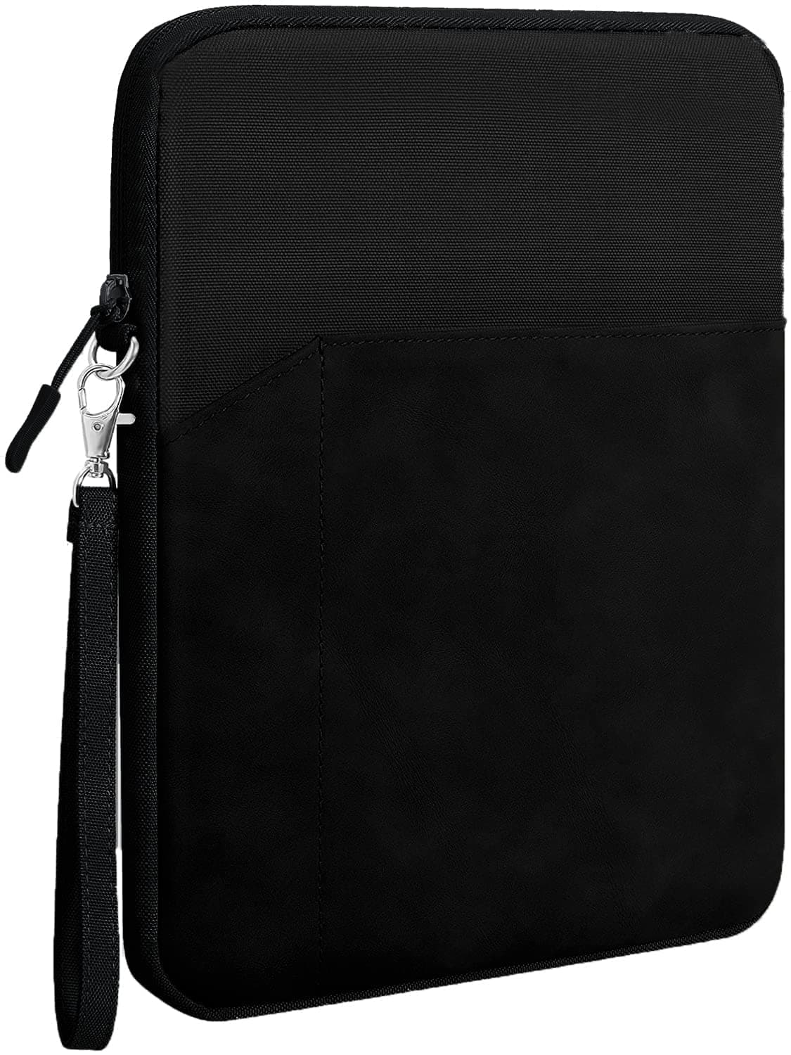 ProElite Polyester Tablet Sleeve Case Cover 6" to 8" for Amazon Kindle 6", Paperwhite 6.8", Kindle Fire, Apple iPad mini 6/5/4/3/2/1, Lenovo M9/M8, Samsung Galaxy A9/A7 Lite Tablet, Black