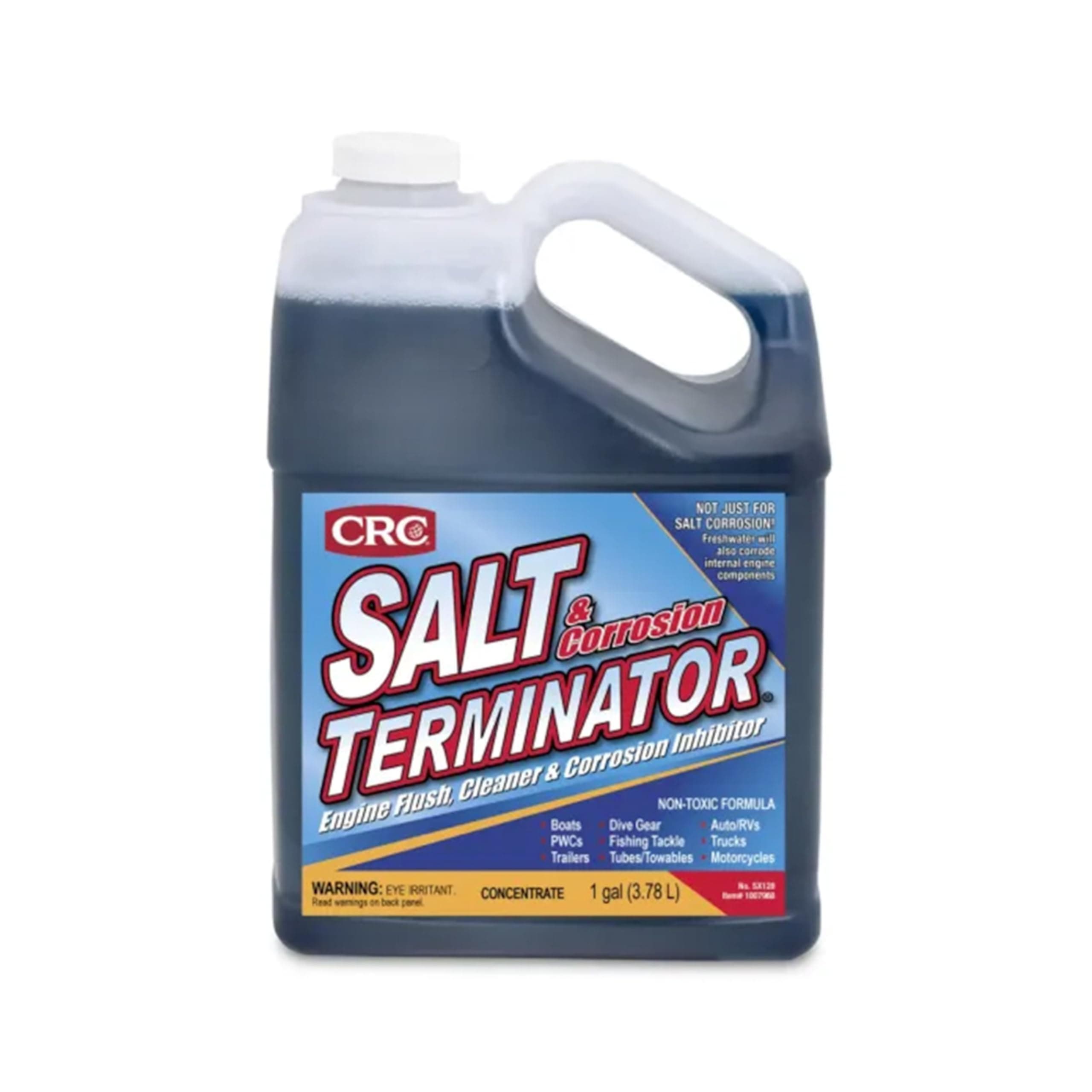 CRC Salt Terminator Engine Flush, Cleaner, And Corrosion Inhibitor, 1 Gallon, Dissolves Salt And Leaves A Protective Coating